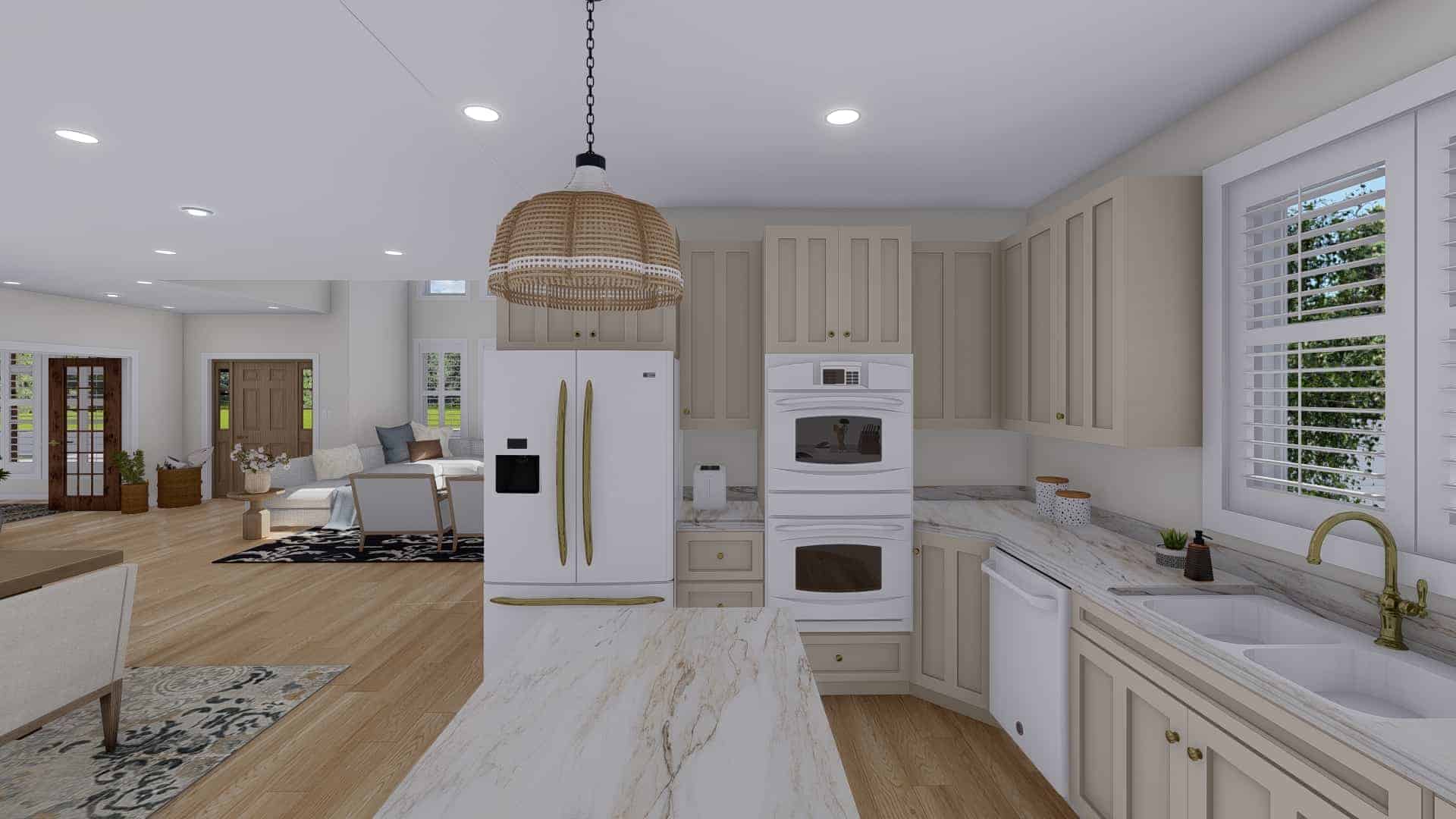 Kitchen of this 3-Bedroom,2664 Sq Ft Plan -187-1005