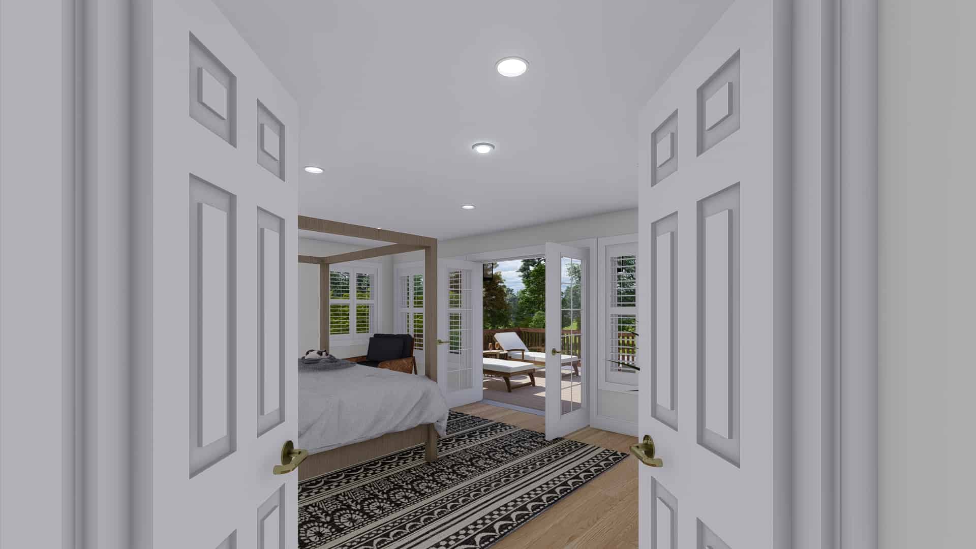 Master Bedroom of this 3-Bedroom,2664 Sq Ft Plan -187-1005