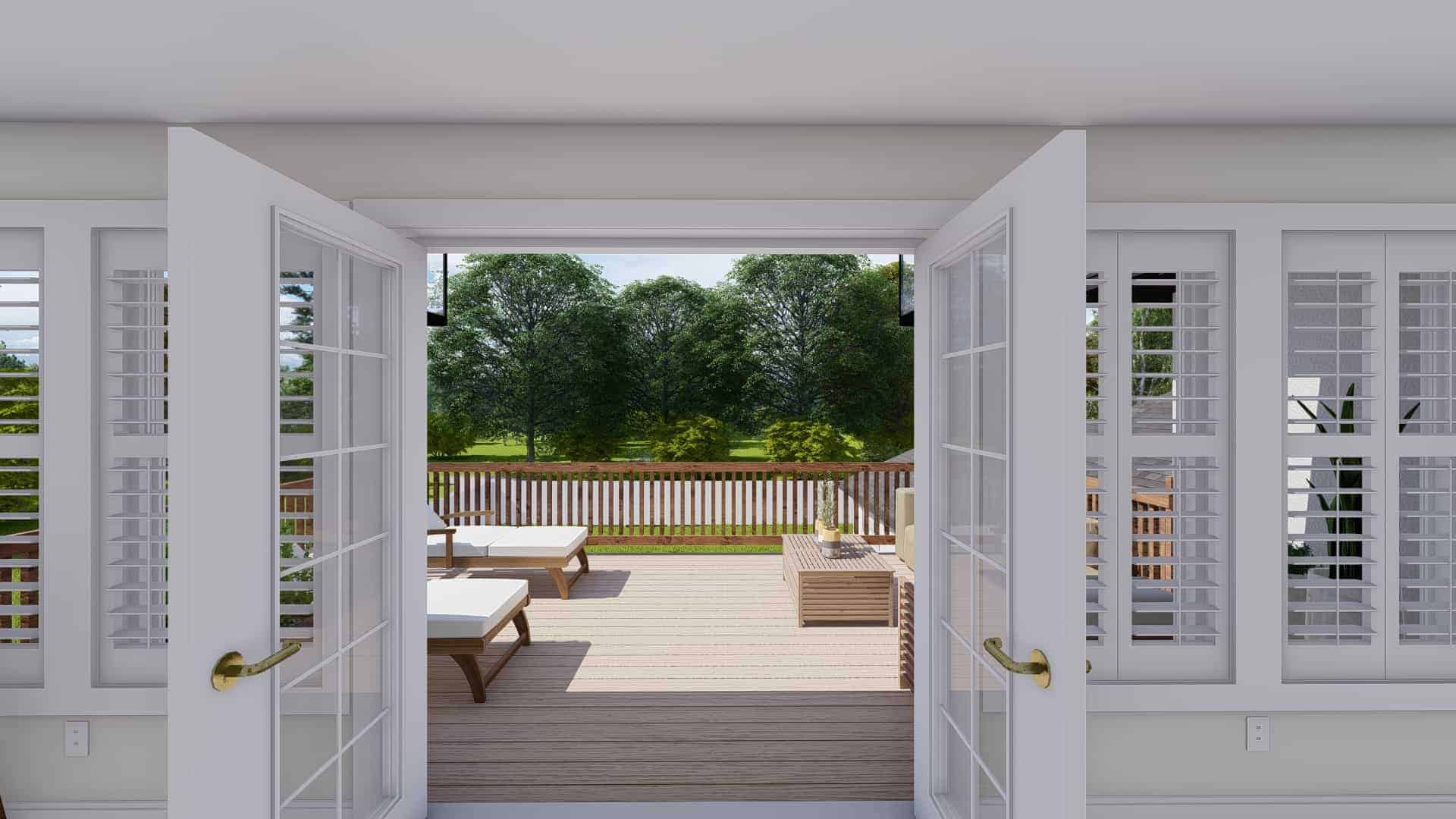 Deck of this 3-Bedroom,2664 Sq Ft Plan -187-1005