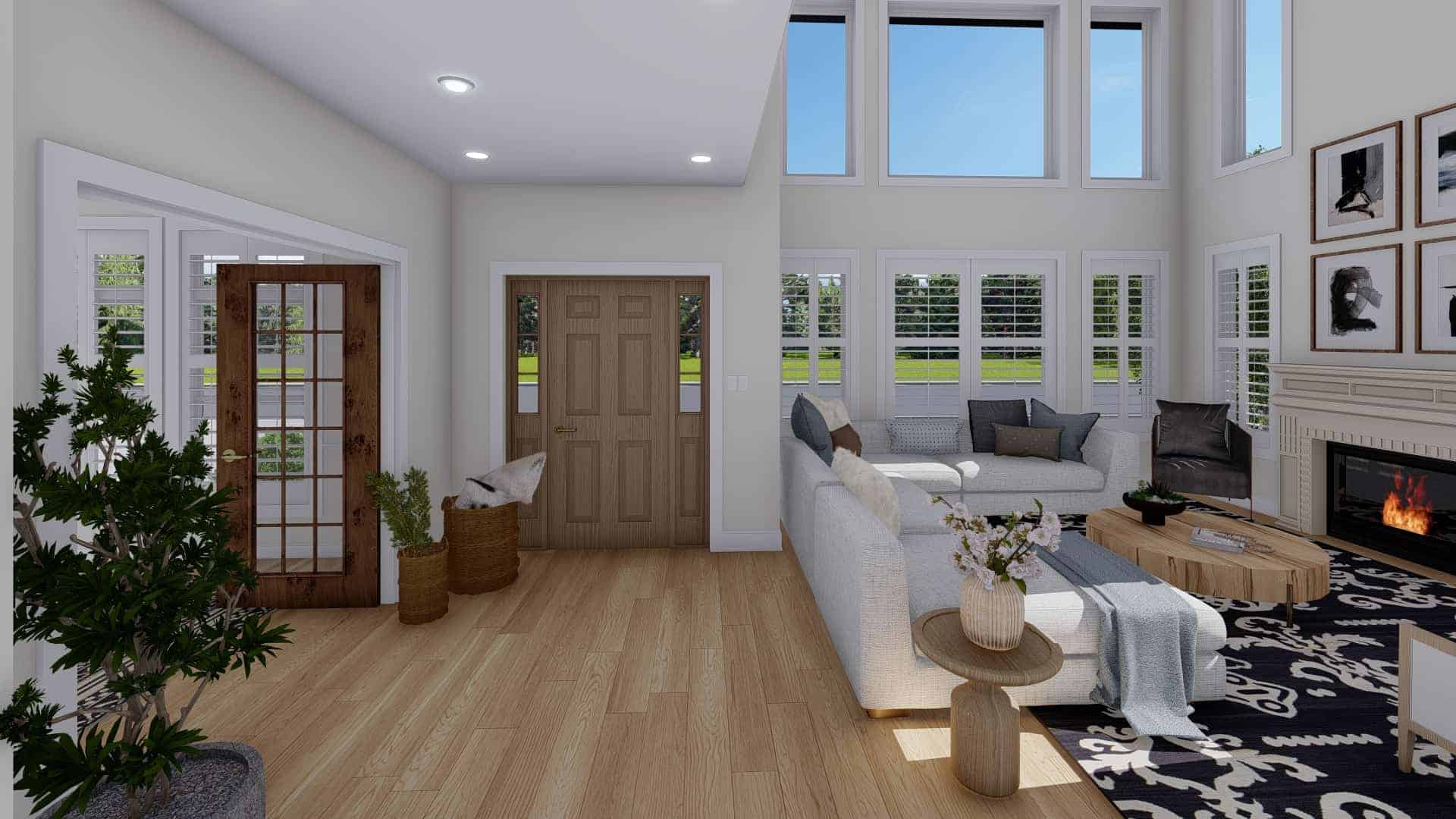 Family Room of this 3-Bedroom,2664 Sq Ft Plan -187-1005