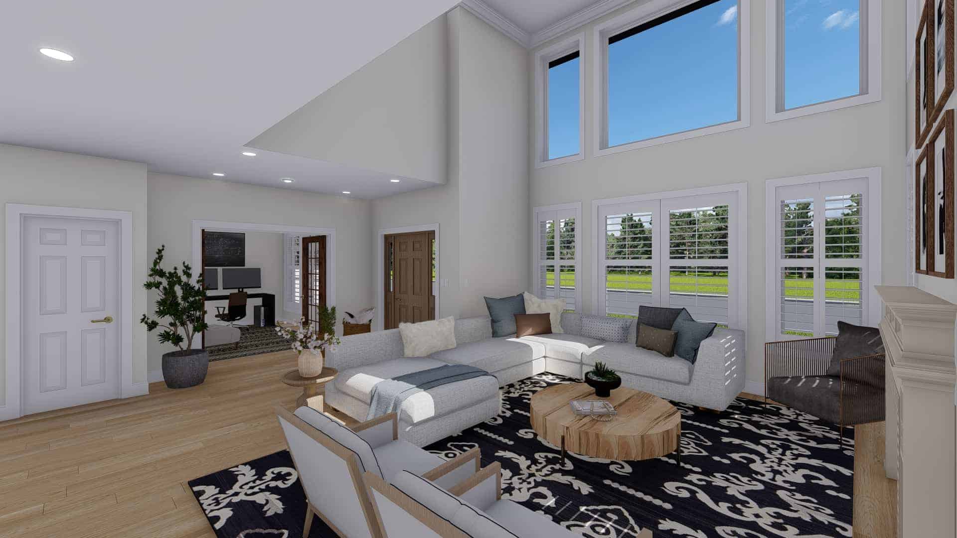 Family Room of this 3-Bedroom,2664 Sq Ft Plan -187-1005