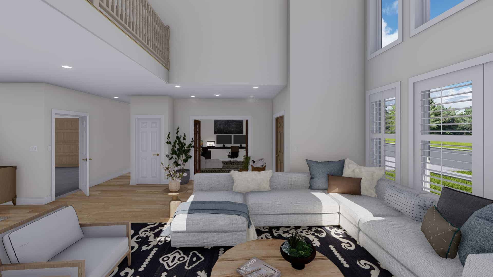 Family Room of this 3-Bedroom,2664 Sq Ft Plan -187-1005