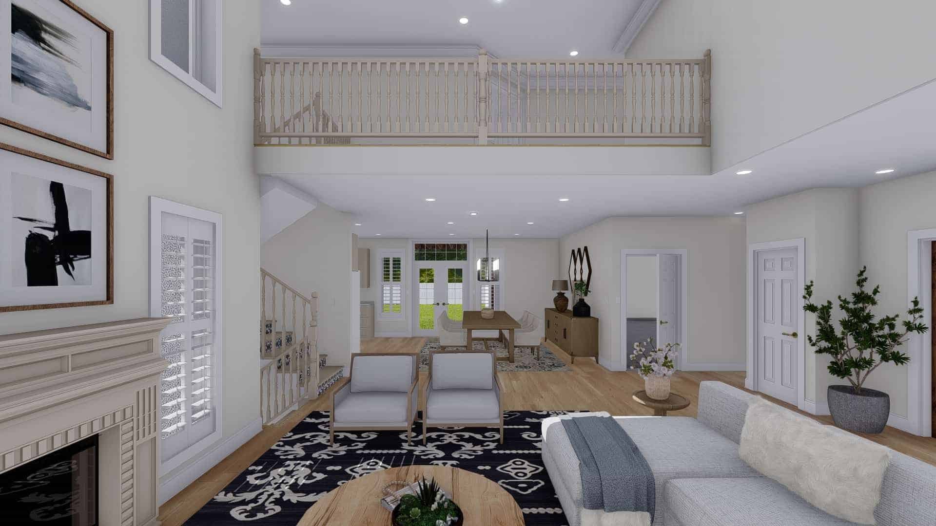Family Room of this 3-Bedroom,2664 Sq Ft Plan -187-1005