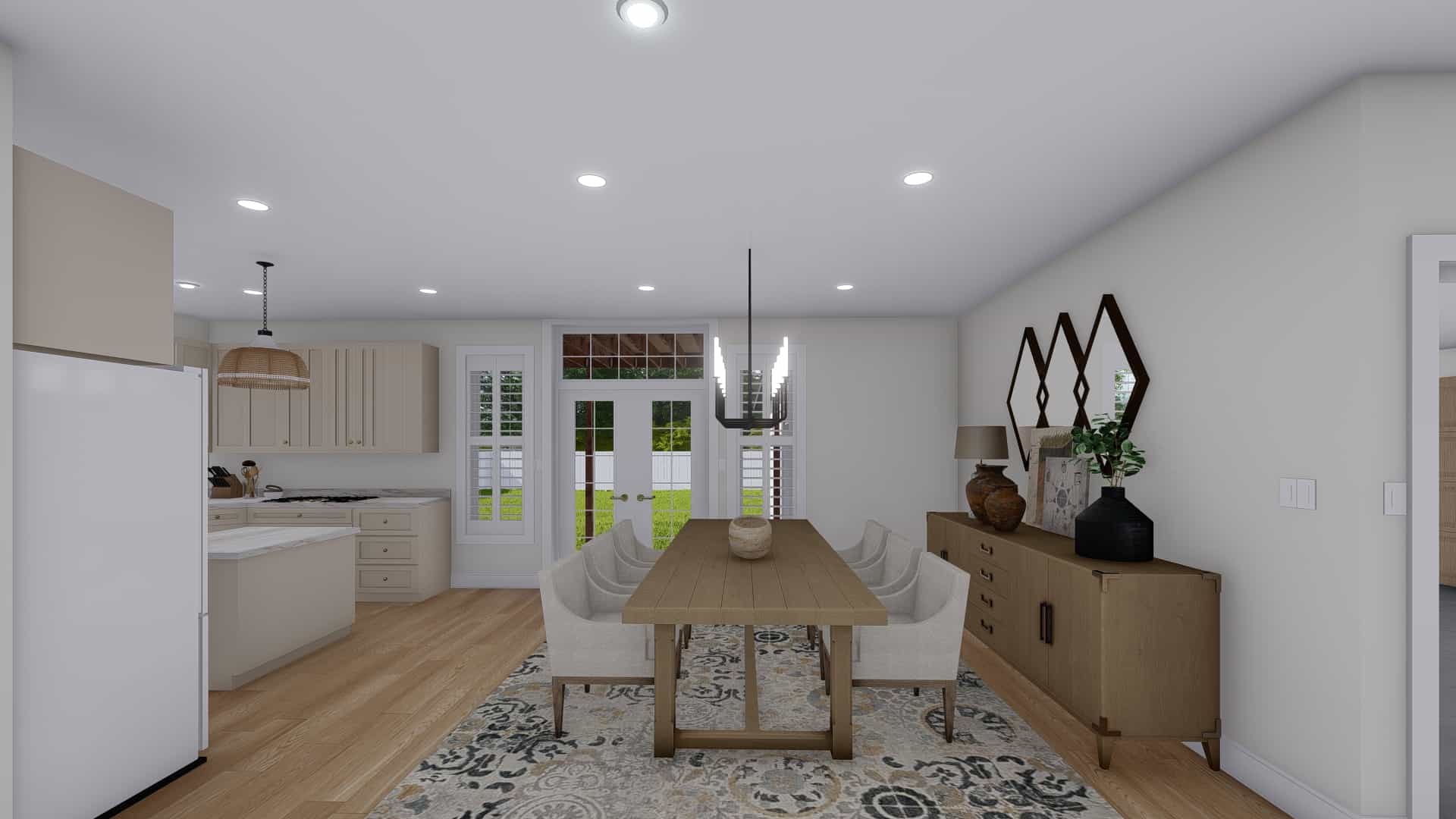 Dining Room of this 3-Bedroom,2664 Sq Ft Plan -187-1005