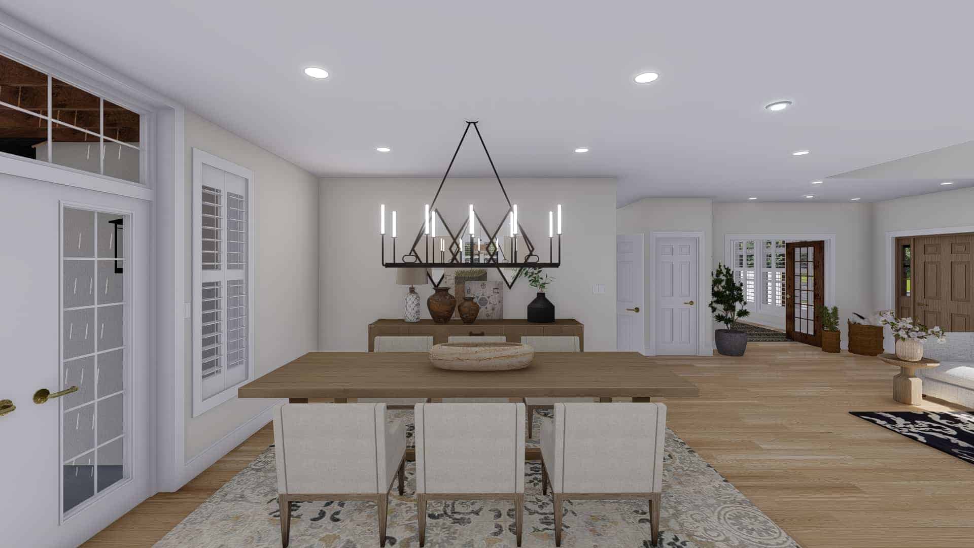Dining Room of this 3-Bedroom,2664 Sq Ft Plan -187-1005