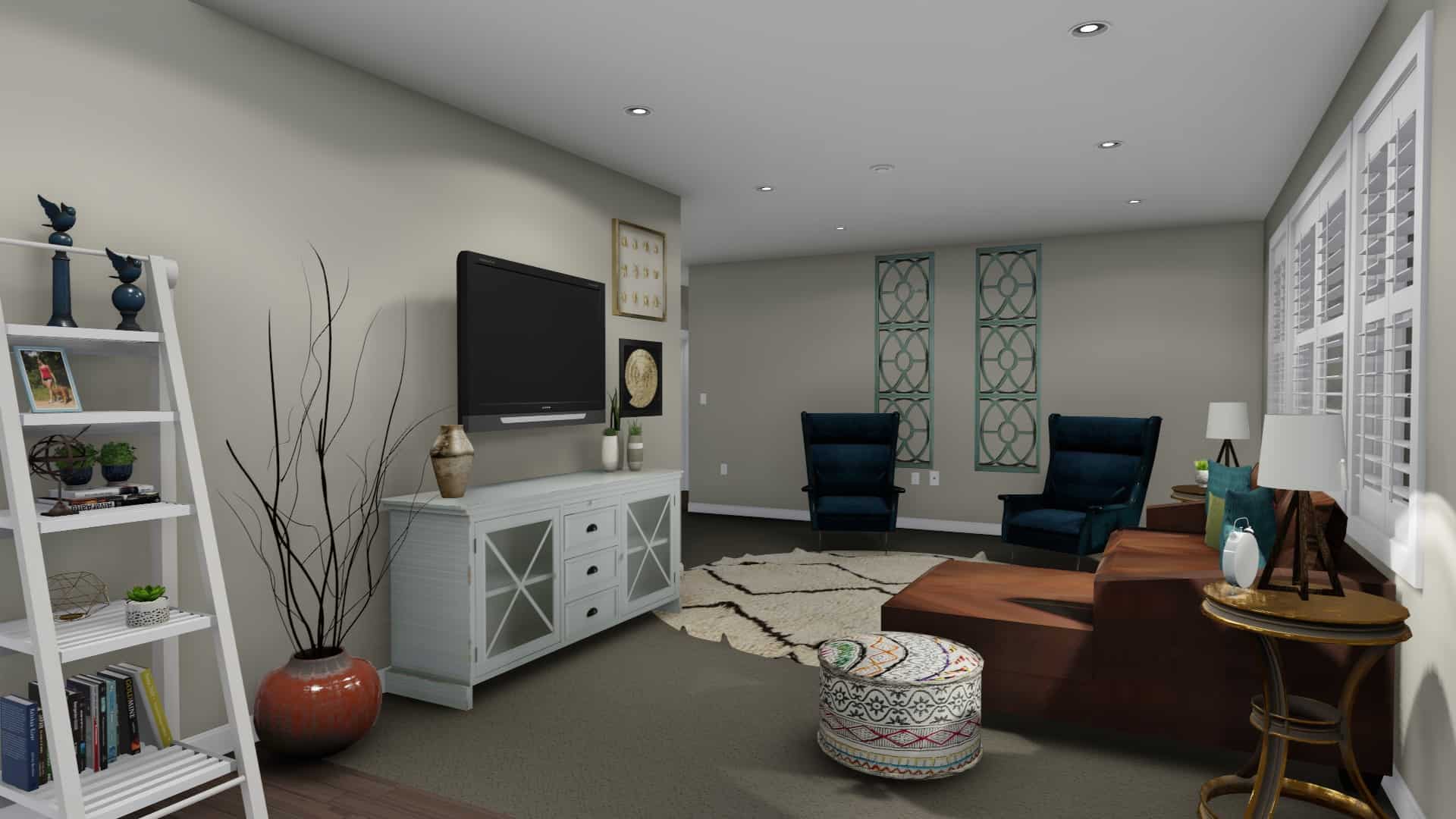 Family Room of this 2-Bedroom, 2712 Sq Ft Plan - 187-1008
