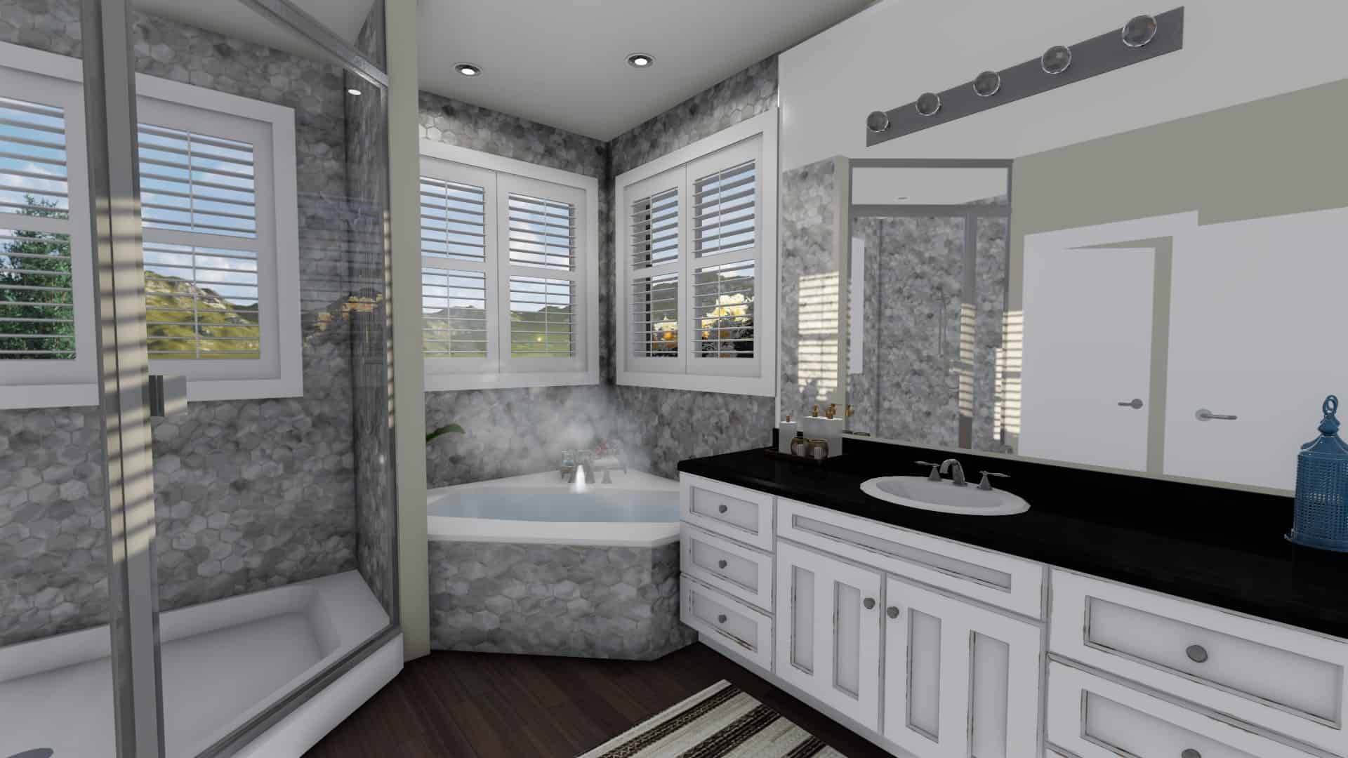 Master Bathroom of this 2-Bedroom, 2712 Sq Ft Plan - 187-1008