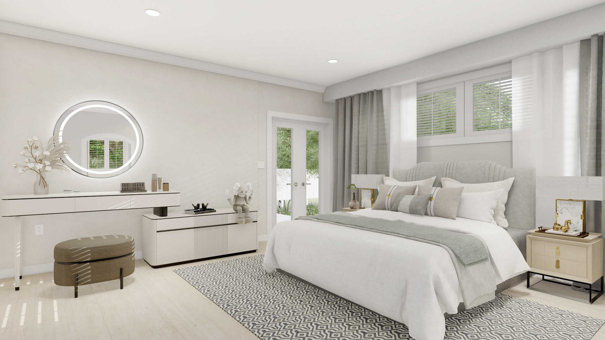 Master Bedroom of this 3-Bedroom,2368 Sq Ft Plan -187-1012