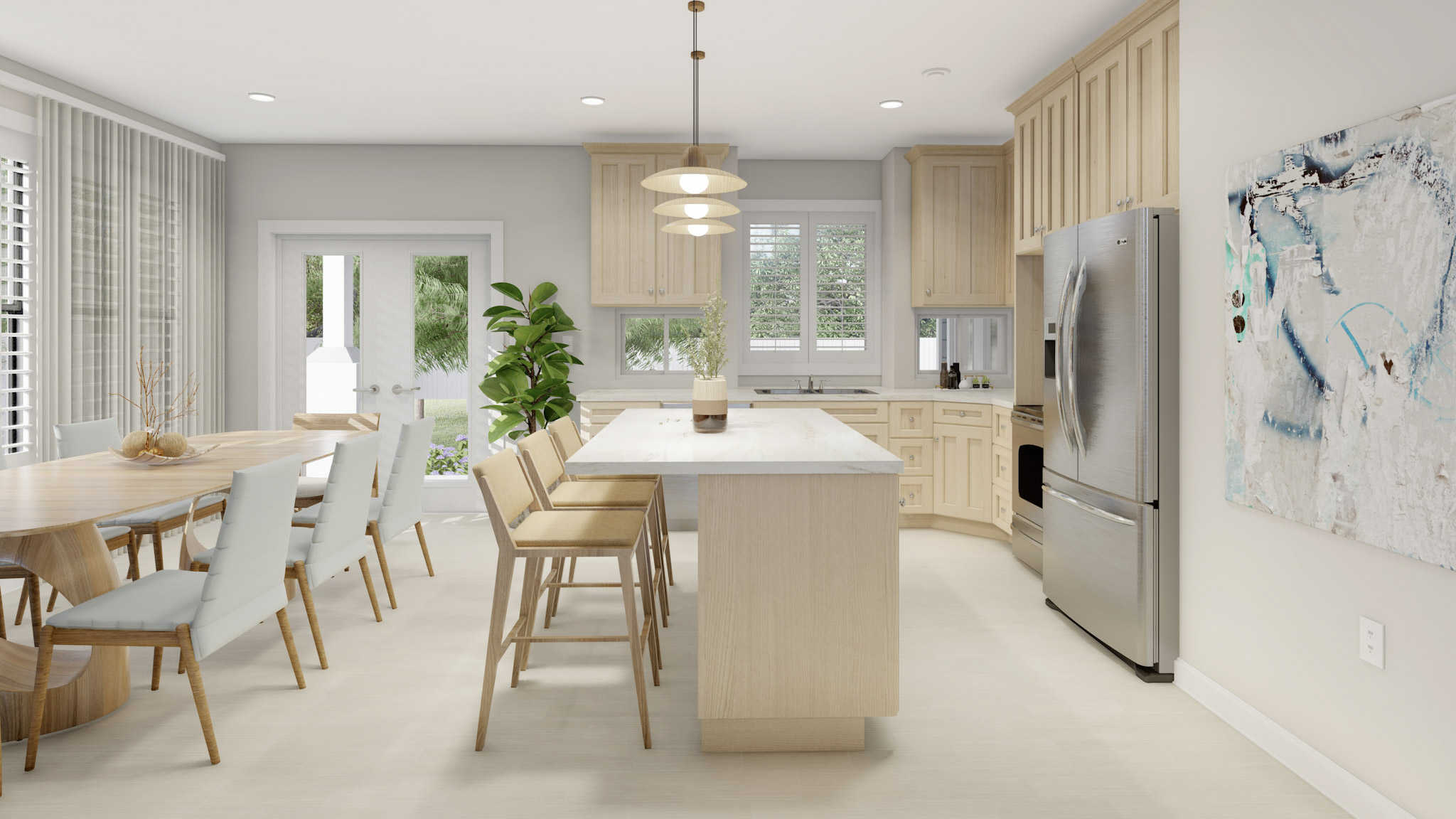 Kitchen: Kitchen Island of this 3-Bedroom,2368 Sq Ft Plan -187-1012