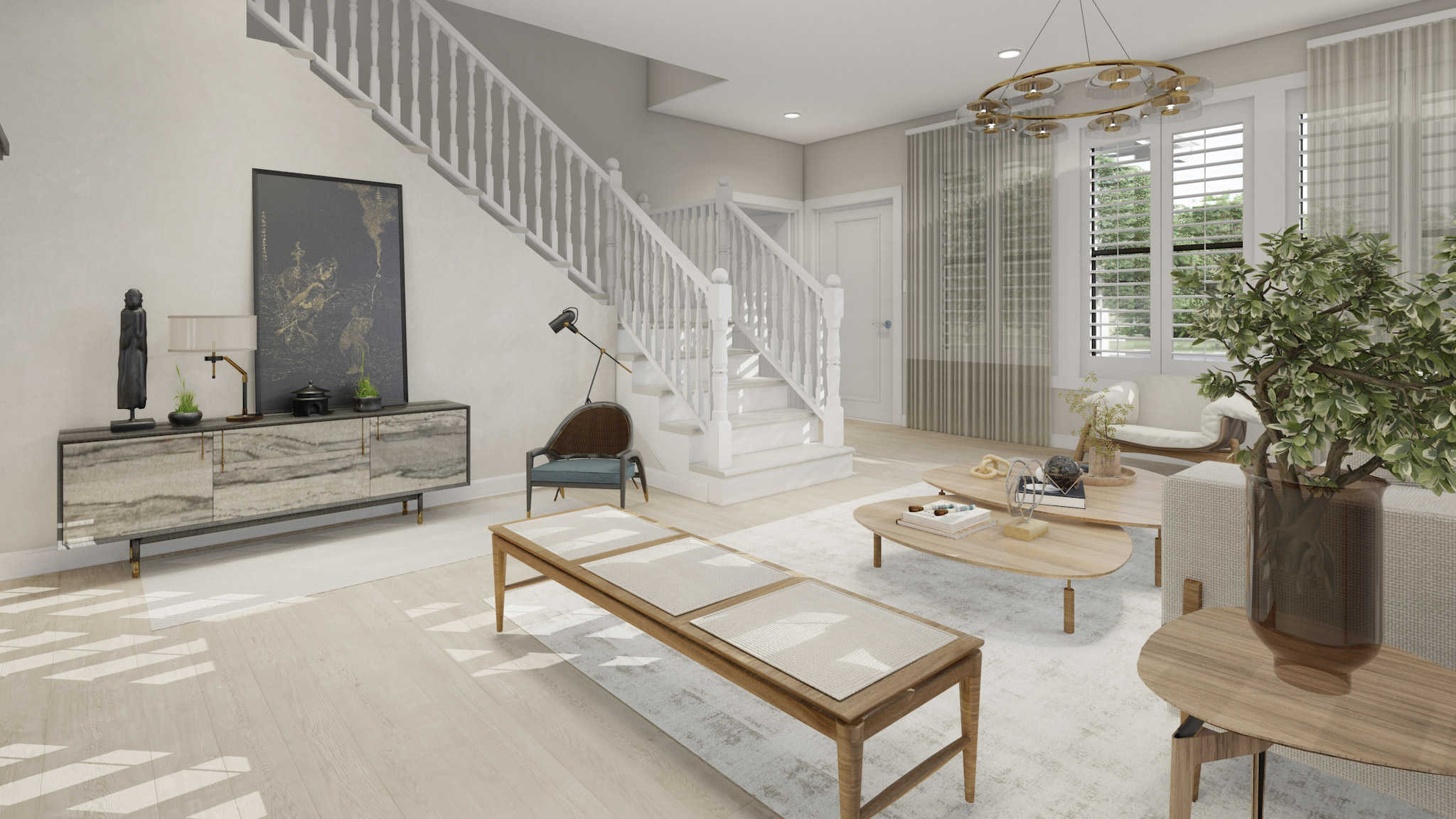 Living Room of this 3-Bedroom,2368 Sq Ft Plan -187-1012