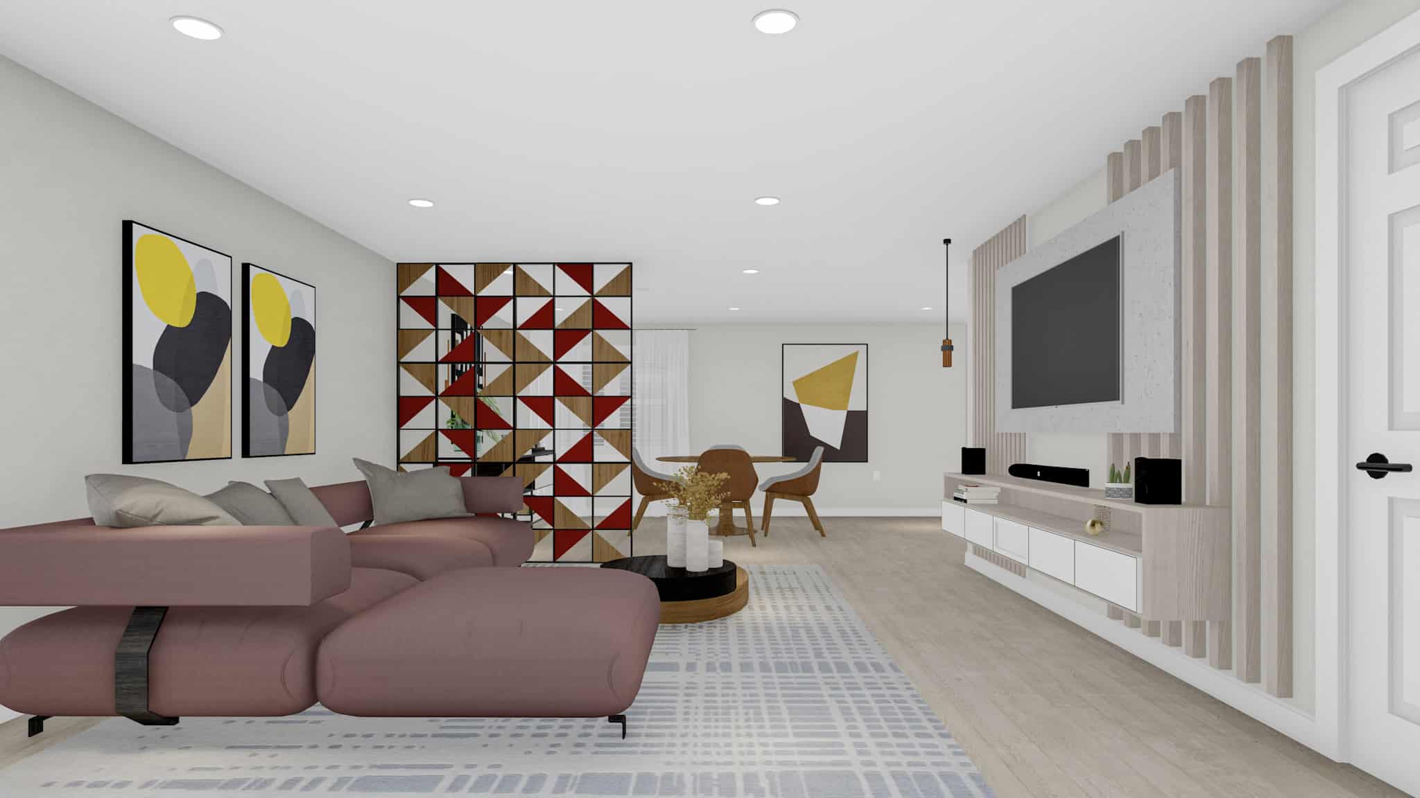 Family Room of this 5-Bedroom,1553 Sq Ft Plan -187-1015