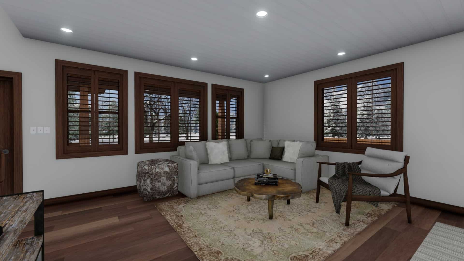 Family Room of this 5-Bedroom, 1868 Sq Ft Plan - 187-1029