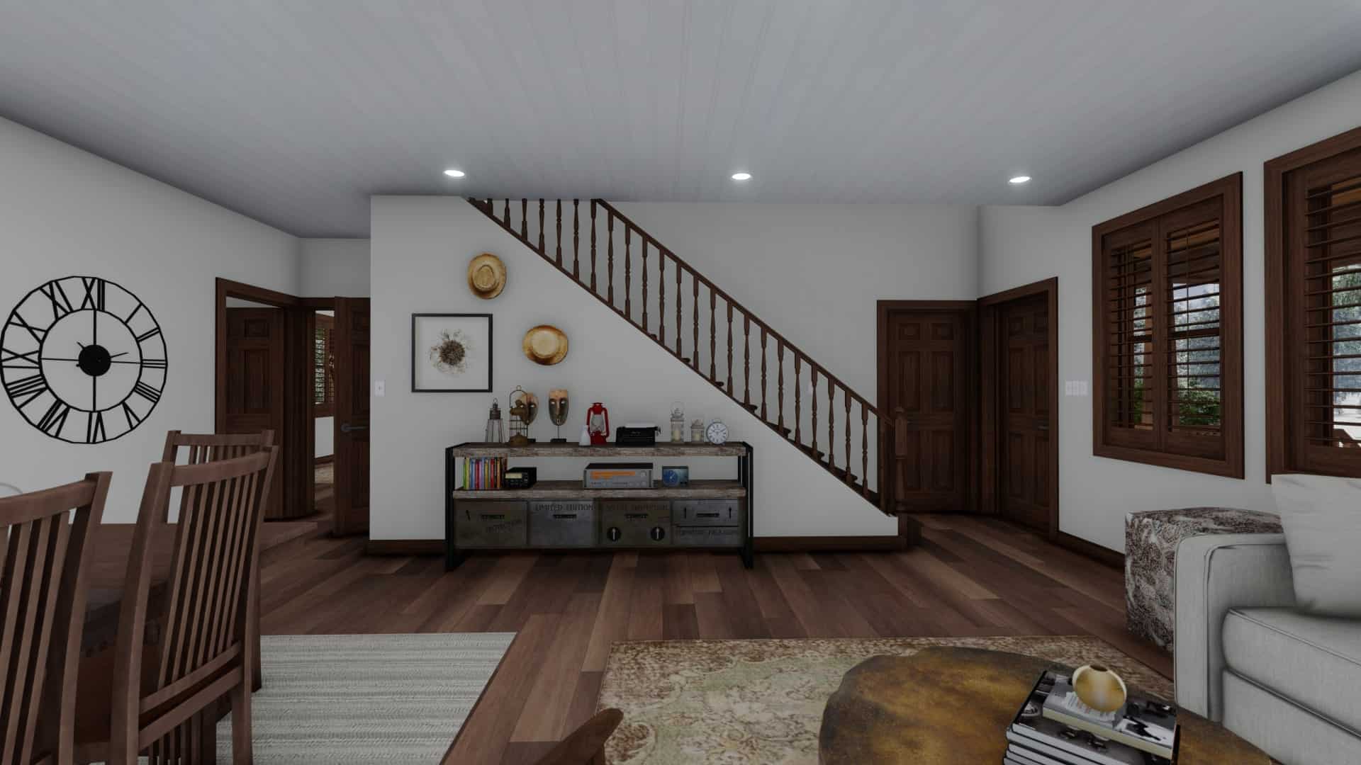 Family Room of this 5-Bedroom, 1868 Sq Ft Plan - 187-1029