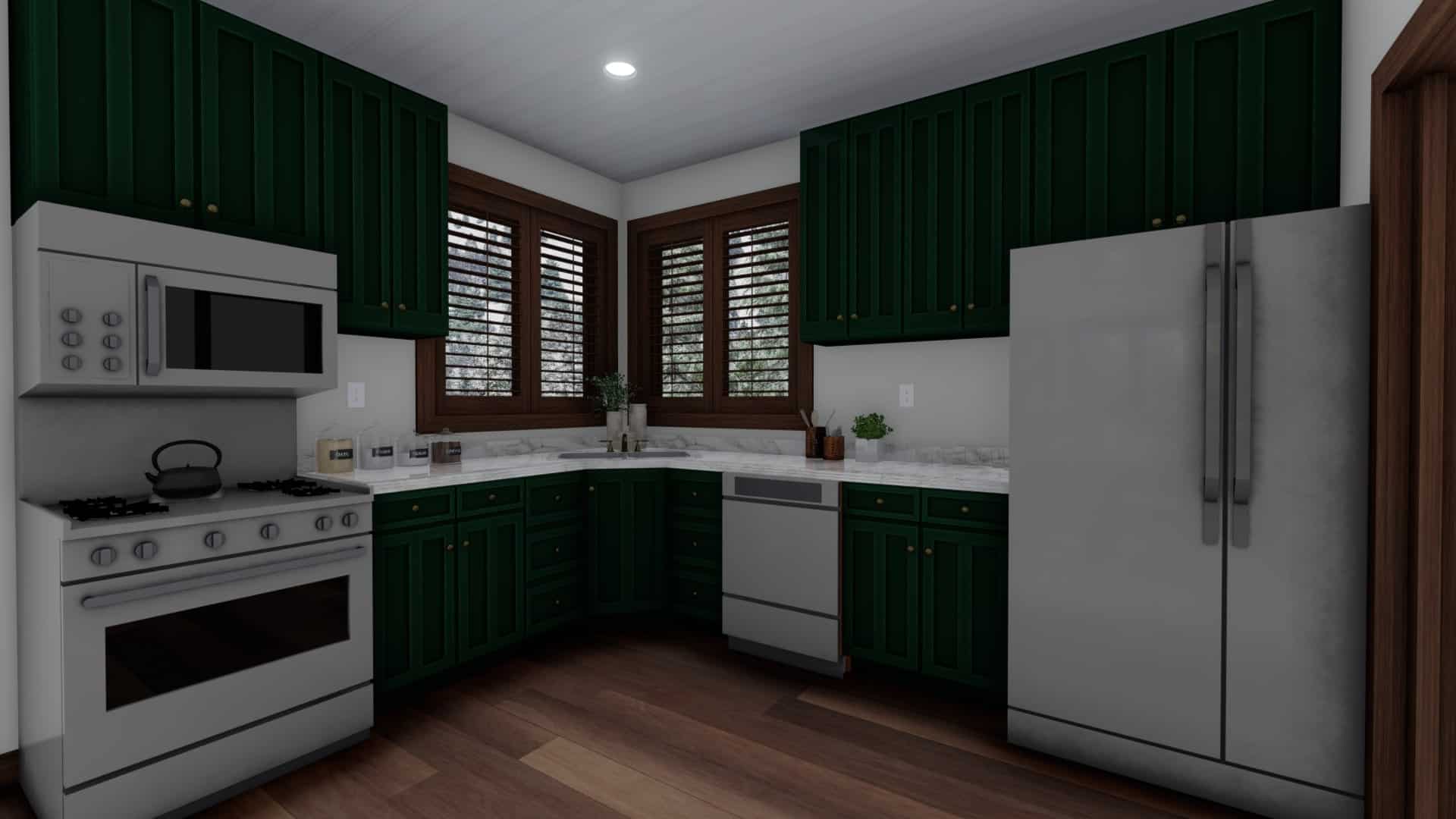 Kitchen of this 5-Bedroom, 1868 Sq Ft Plan - 187-1029