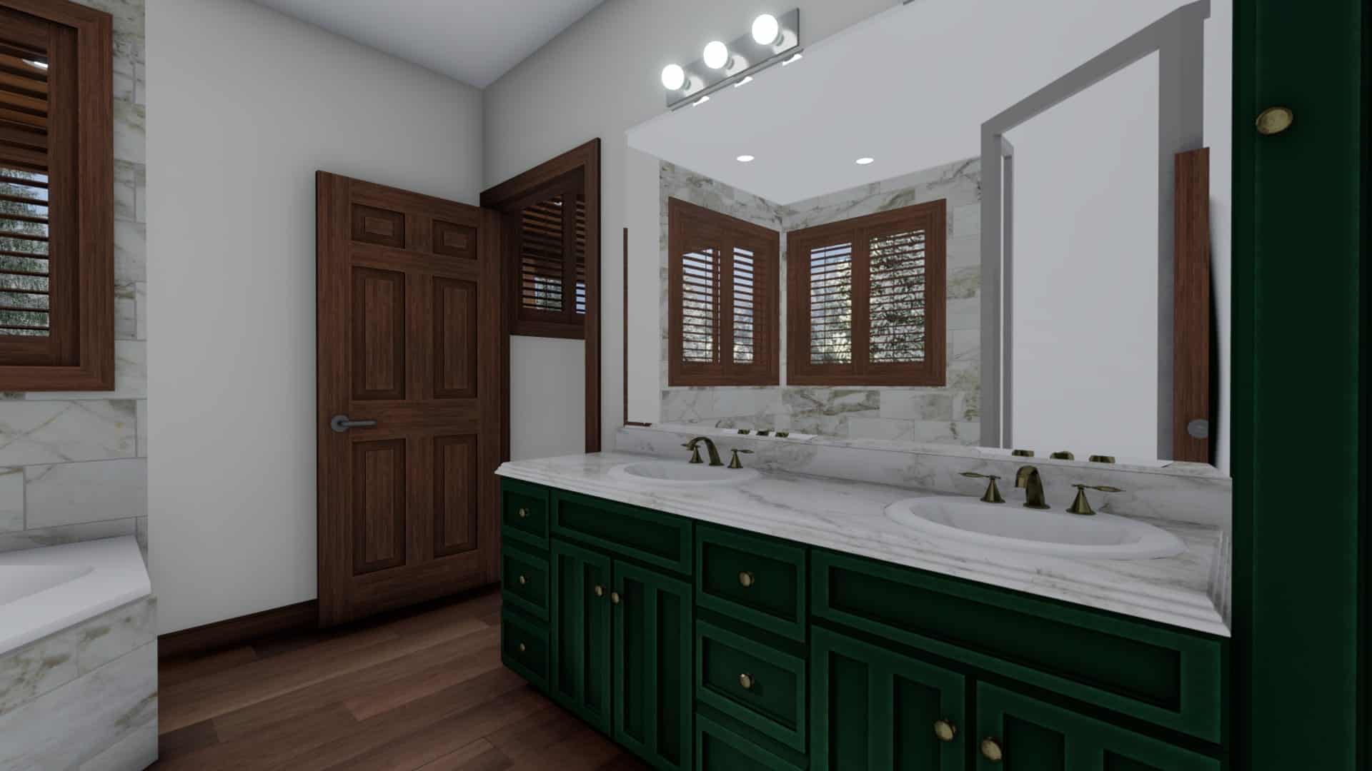 Master Bathroom of this 5-Bedroom, 1868 Sq Ft Plan - 187-1029