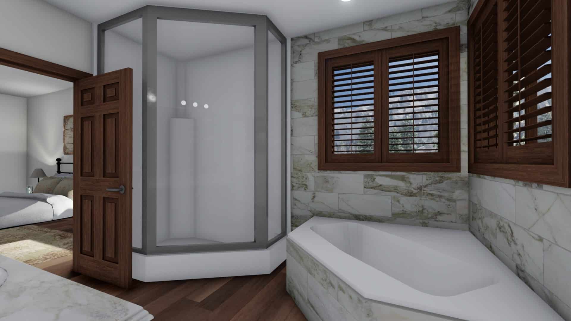 Master Bathroom of this 5-Bedroom, 1868 Sq Ft Plan - 187-1029