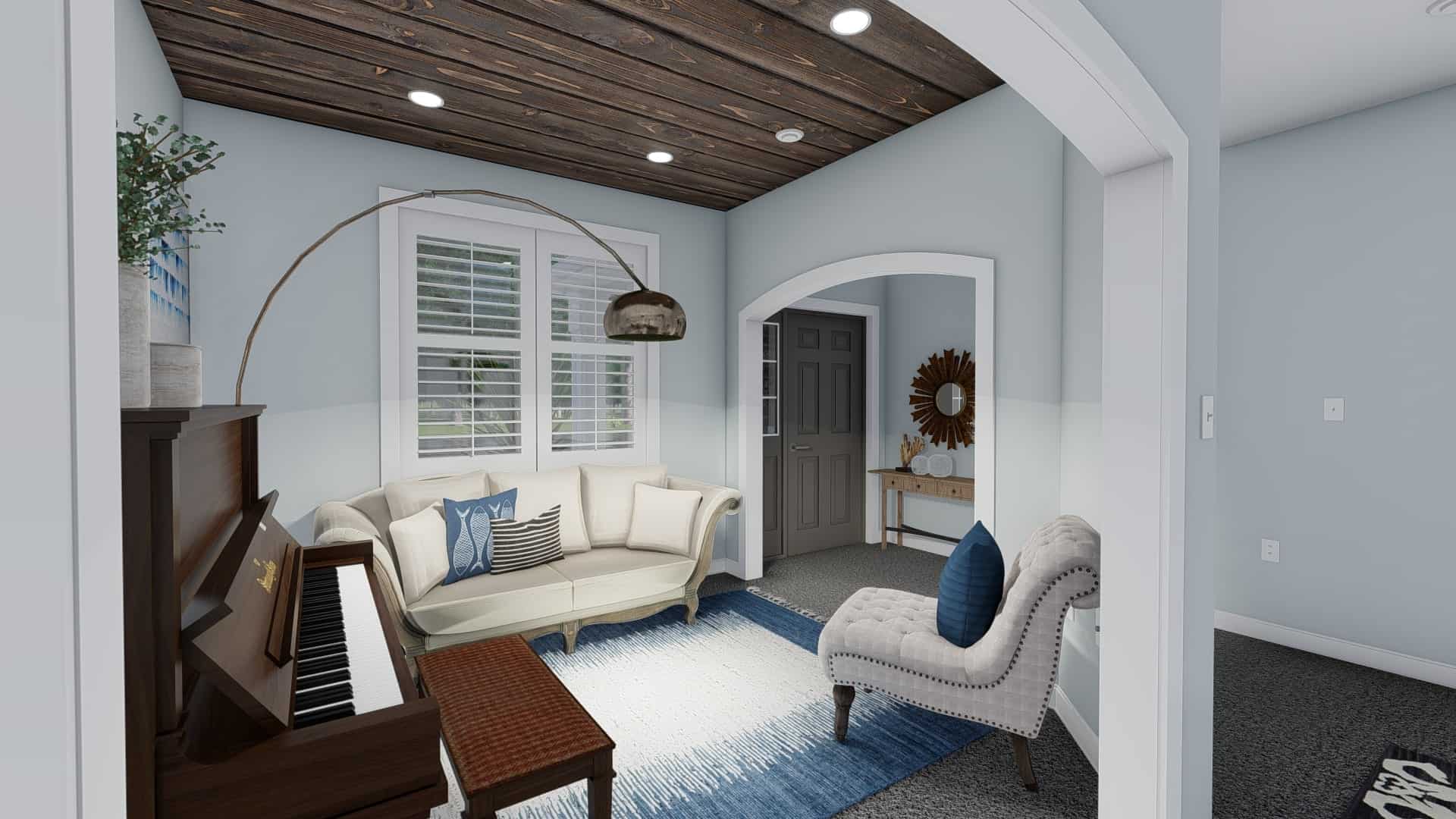 Home Office of this 3-Bedroom, 1555 Sq Ft Plan - 187-1048