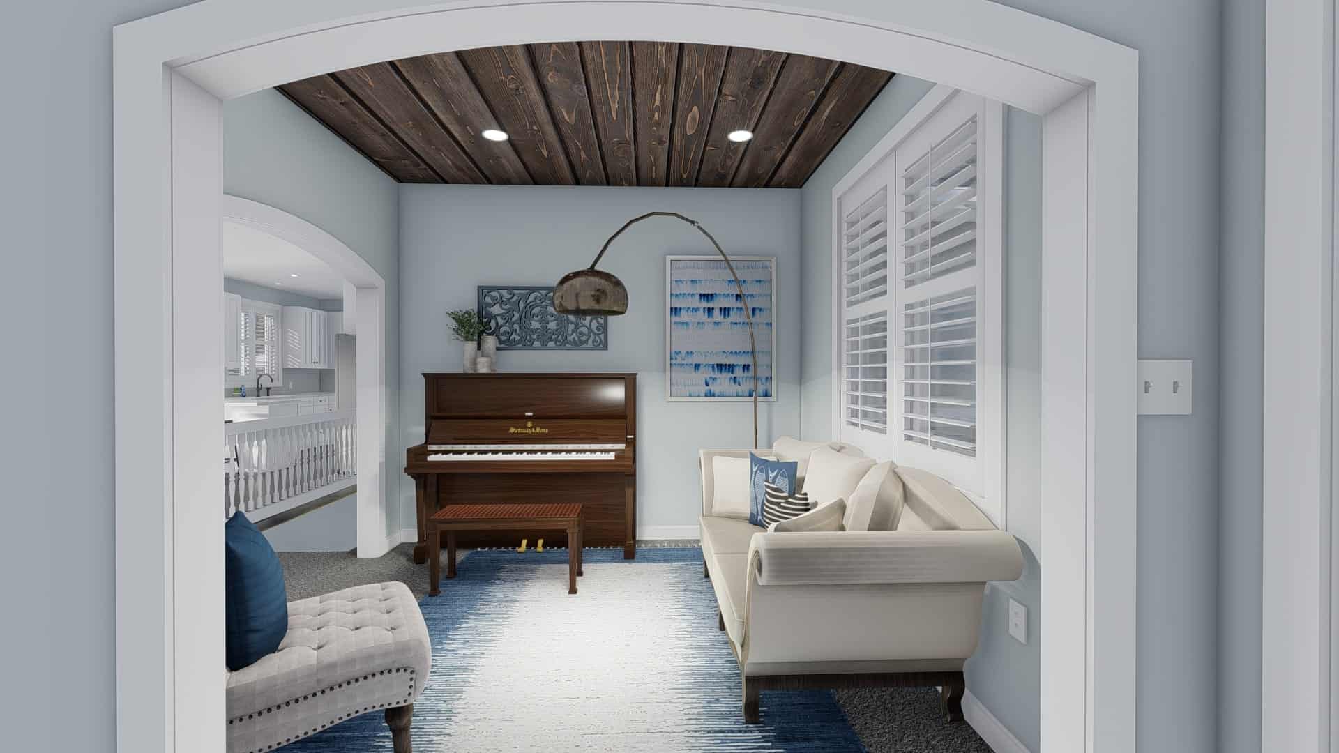 Home Office of this 3-Bedroom, 1555 Sq Ft Plan - 187-1048