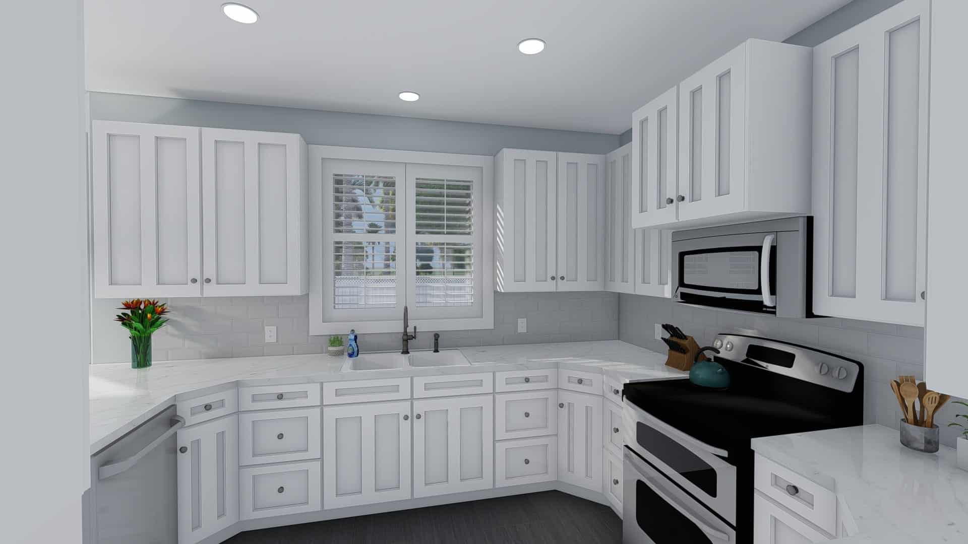 Kitchen of this 3-Bedroom, 1555 Sq Ft Plan - 187-1048