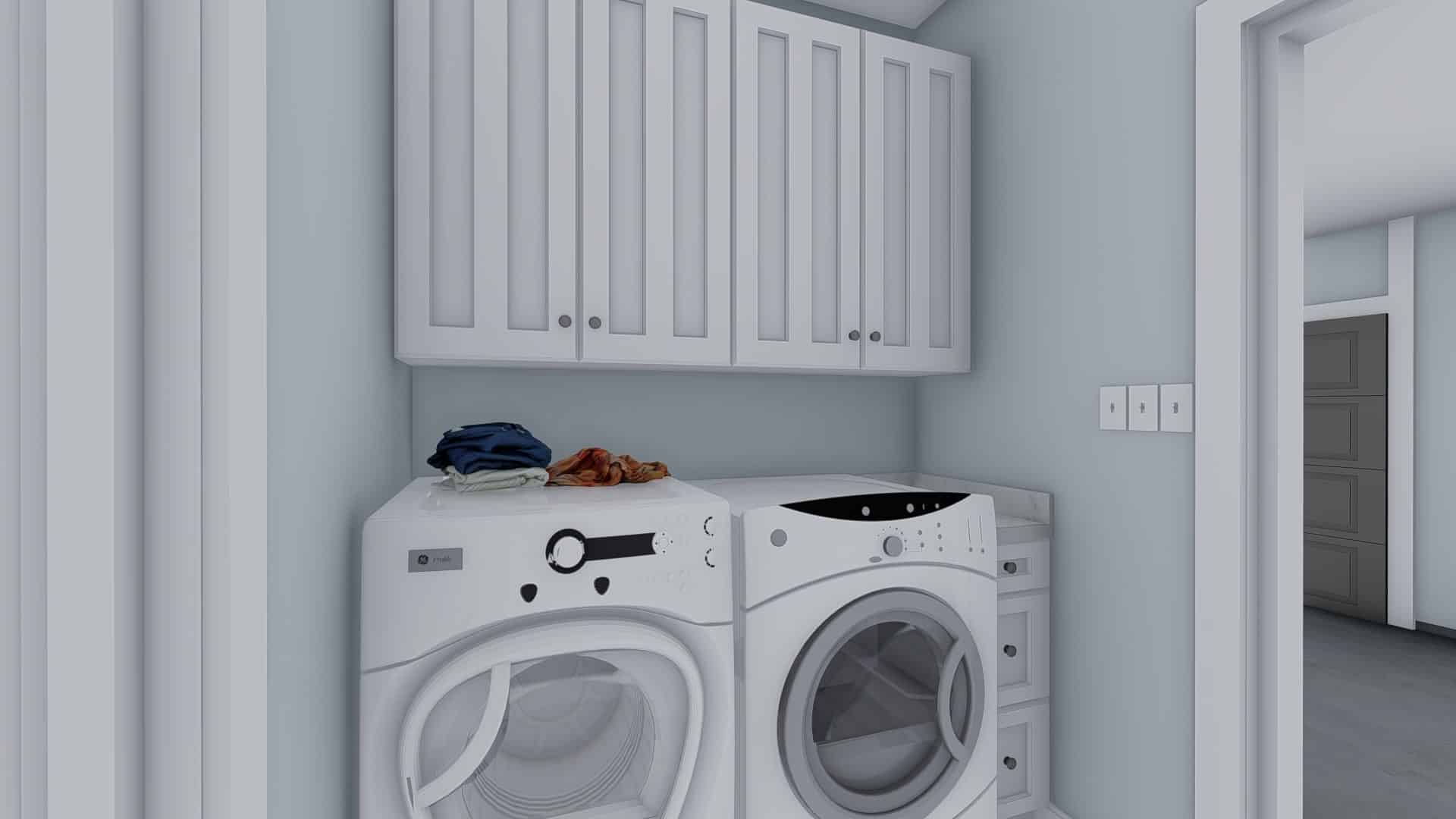 Laundry Room of this 3-Bedroom, 1555 Sq Ft Plan - 187-1048