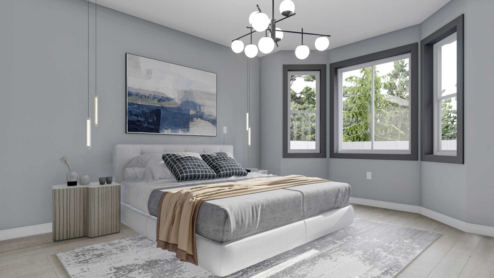 Bedroom of this 3-Bedroom,1595 Sq Ft Plan -187-1069