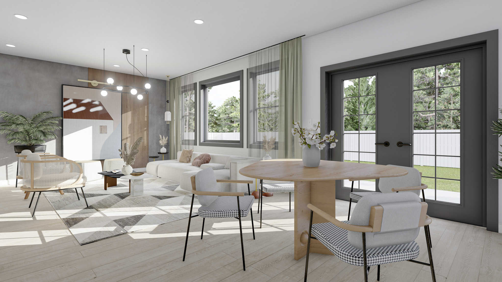 Living Room of this 3-Bedroom,1595 Sq Ft Plan -187-1069