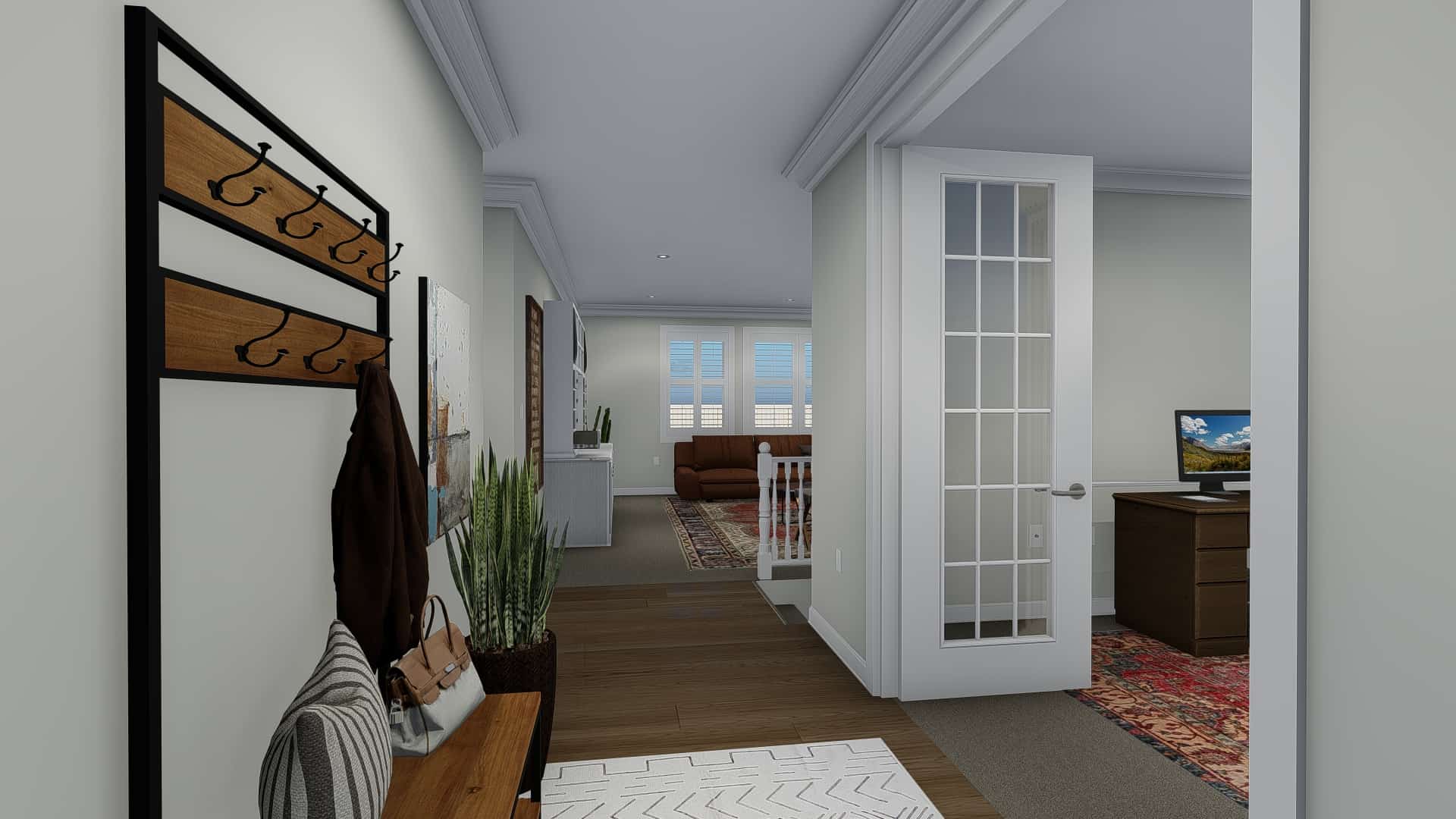 Entry Hall of this 3-Bedroom, 2085 Sq Ft Plan - 187-1072
