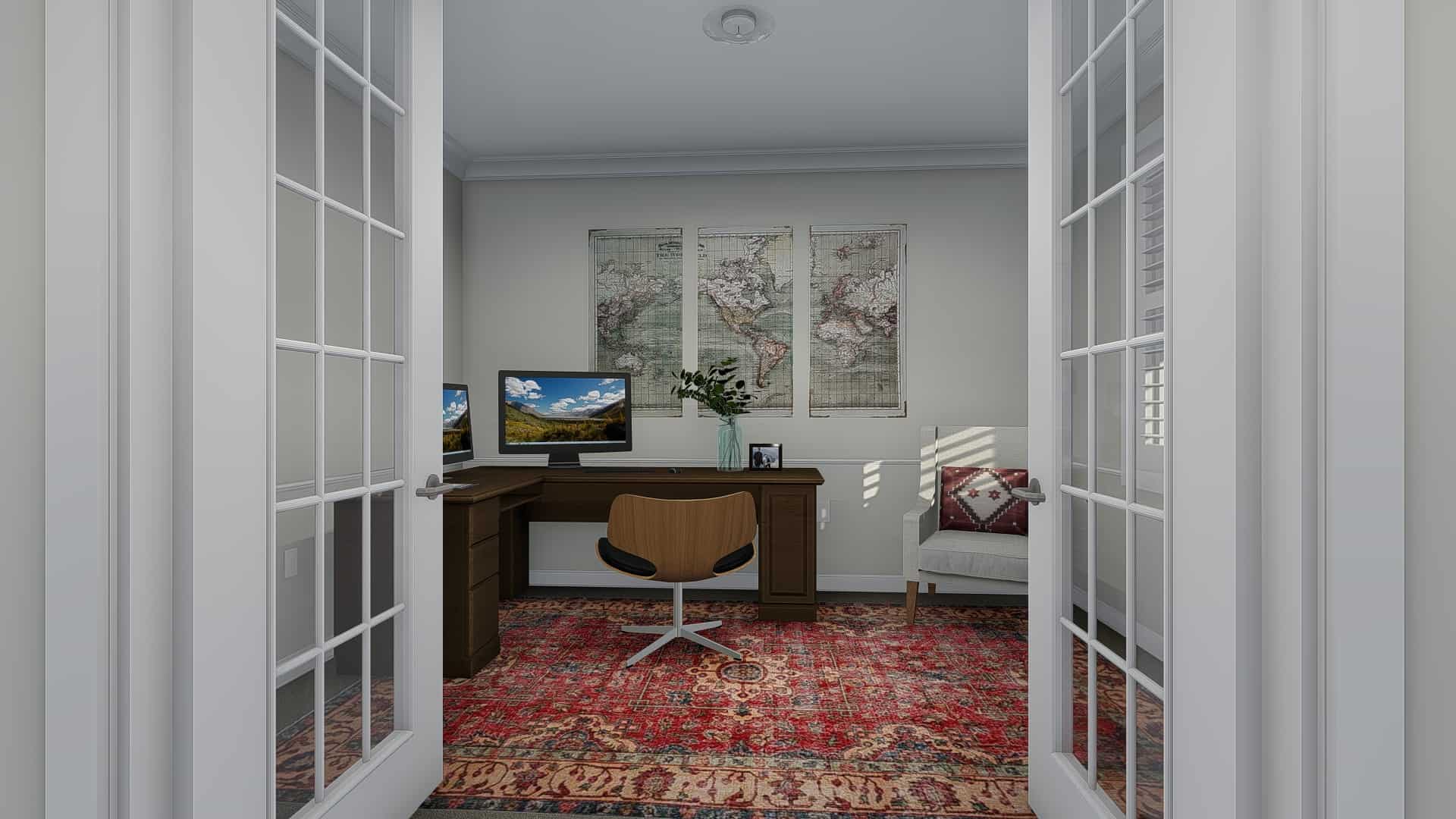 Living Room of this 3-Bedroom, 2085 Sq Ft Plan - 187-1072