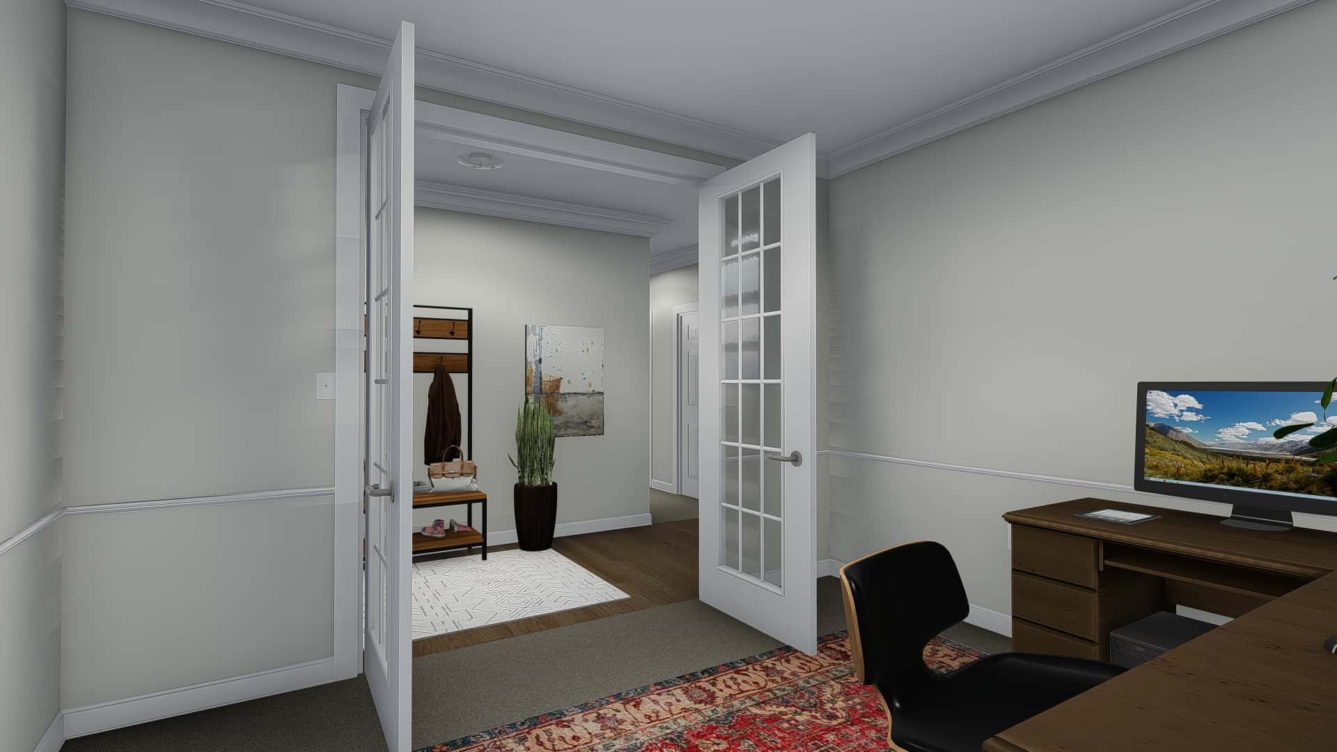 Living Room of this 3-Bedroom, 2085 Sq Ft Plan - 187-1072