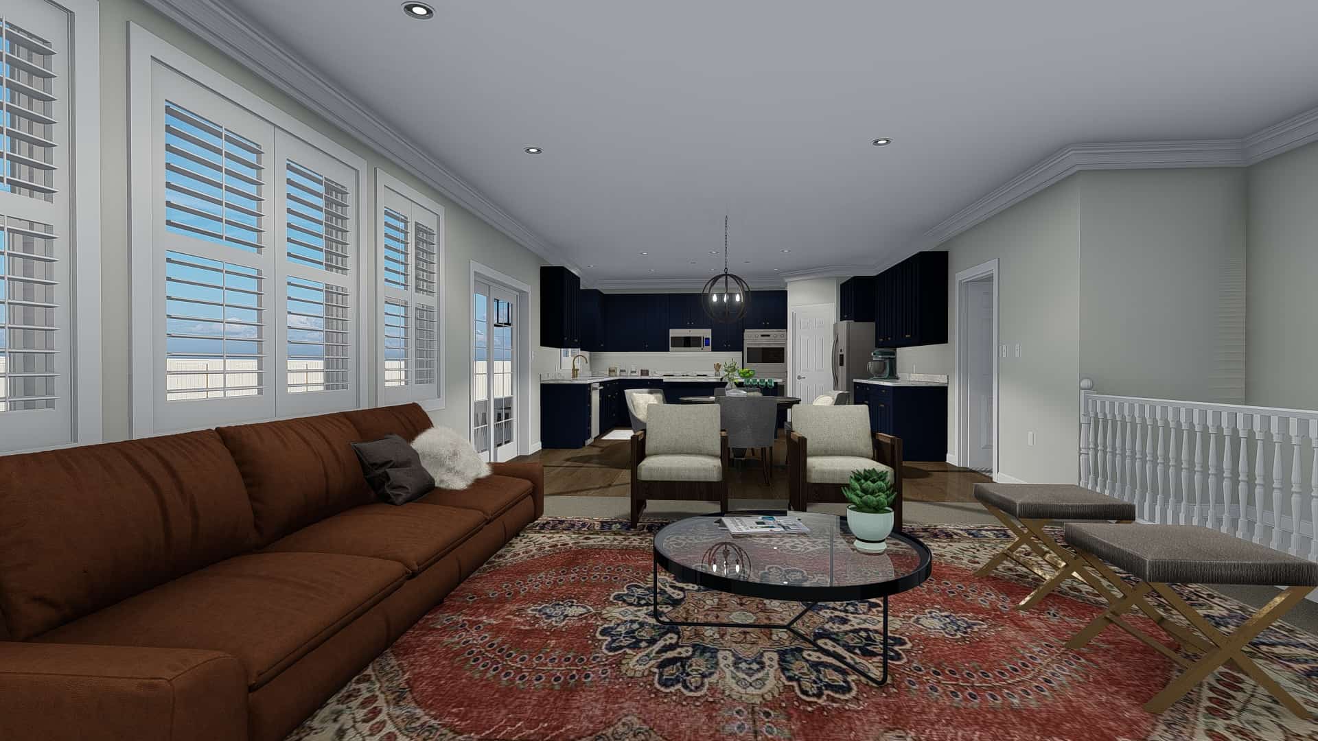 Great Room of this 3-Bedroom, 2085 Sq Ft Plan - 187-1072