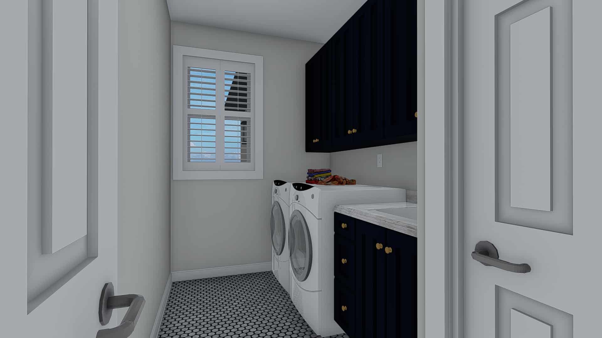 Laundry Room of this 3-Bedroom, 2085 Sq Ft Plan - 187-1072