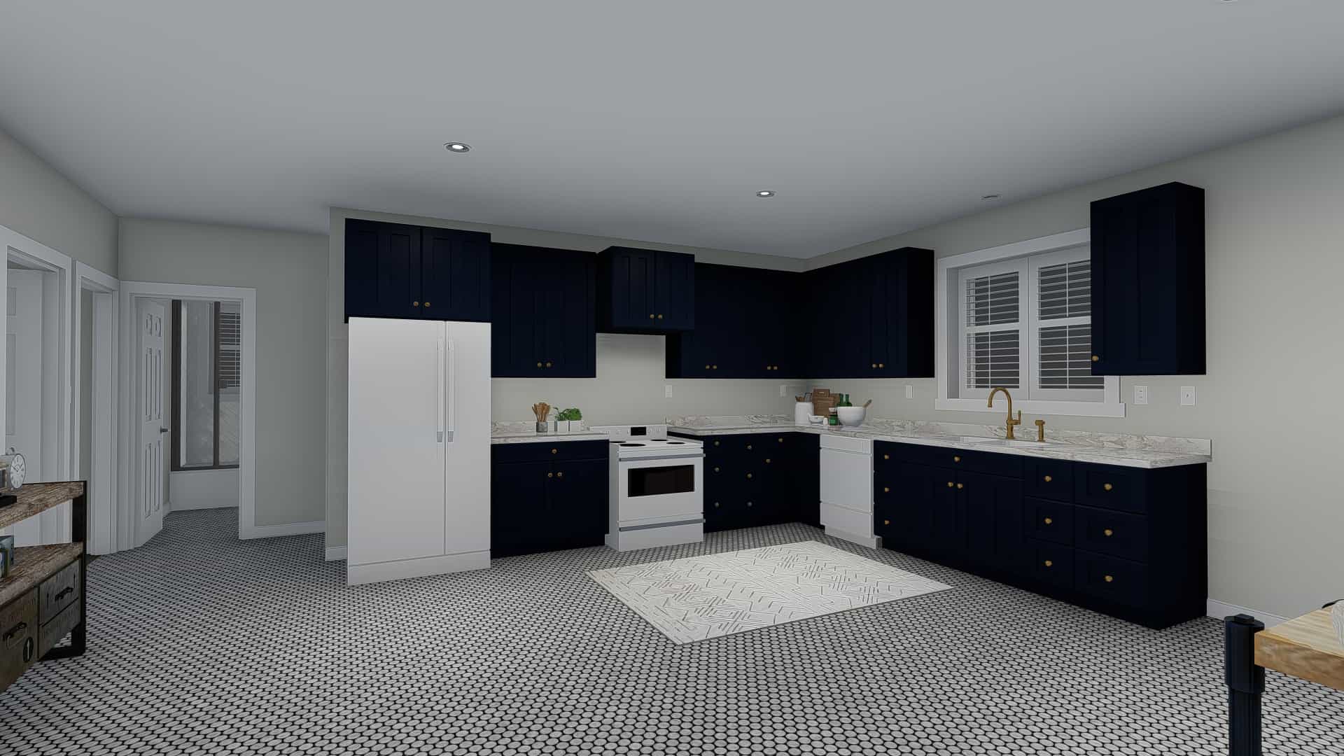 Kitchen of this 3-Bedroom, 2085 Sq Ft Plan - 187-1072