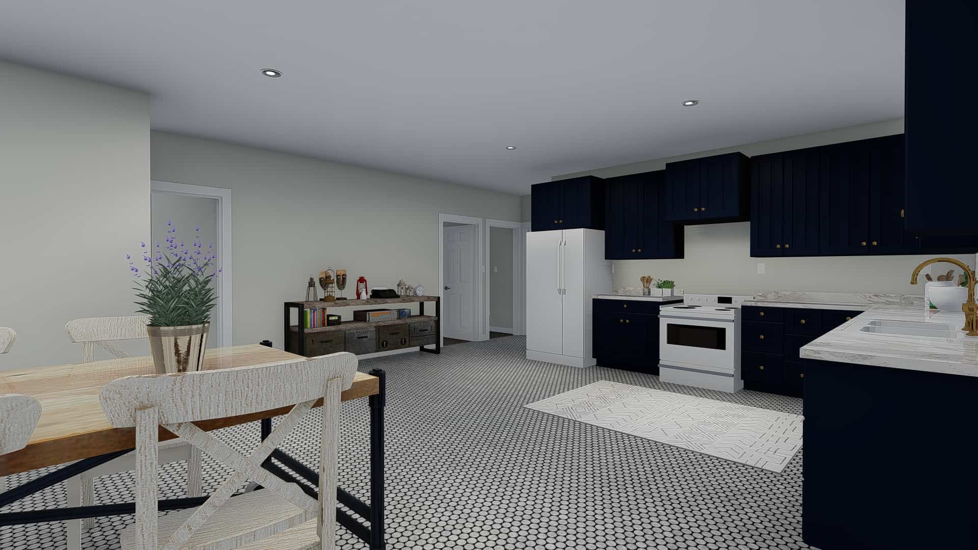 Kitchen: Breakfast Nook of this 3-Bedroom, 2085 Sq Ft Plan - 187-1072