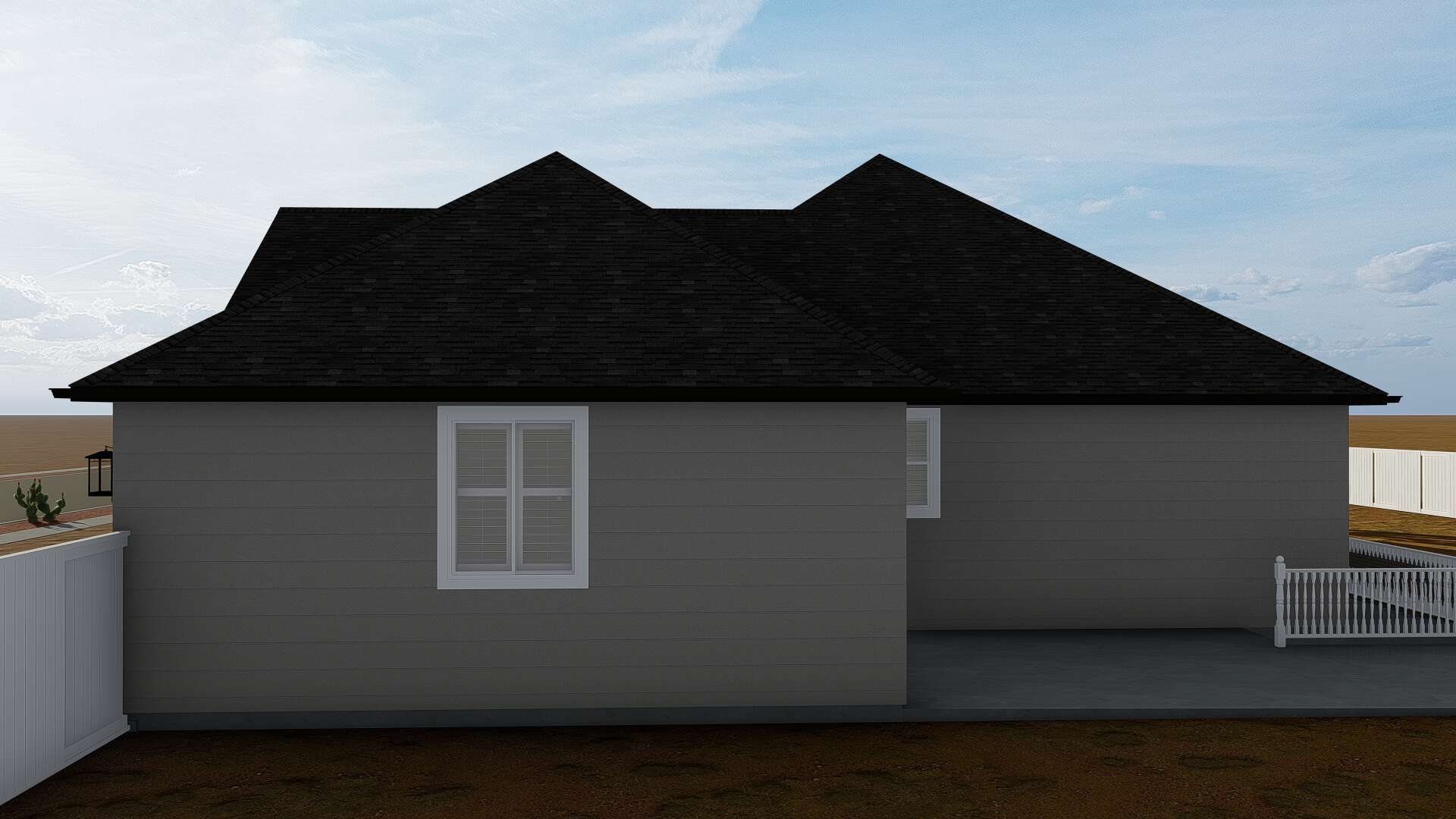 Left Side View of this 3-Bedroom, 2085 Sq Ft Plan - 187-1072