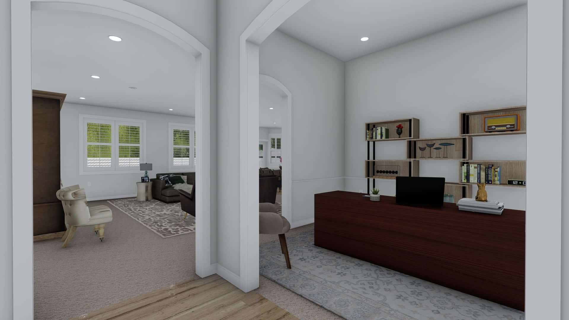 Living Room of this 3-Bedroom, 2199 Sq Ft Plan - 187-1075