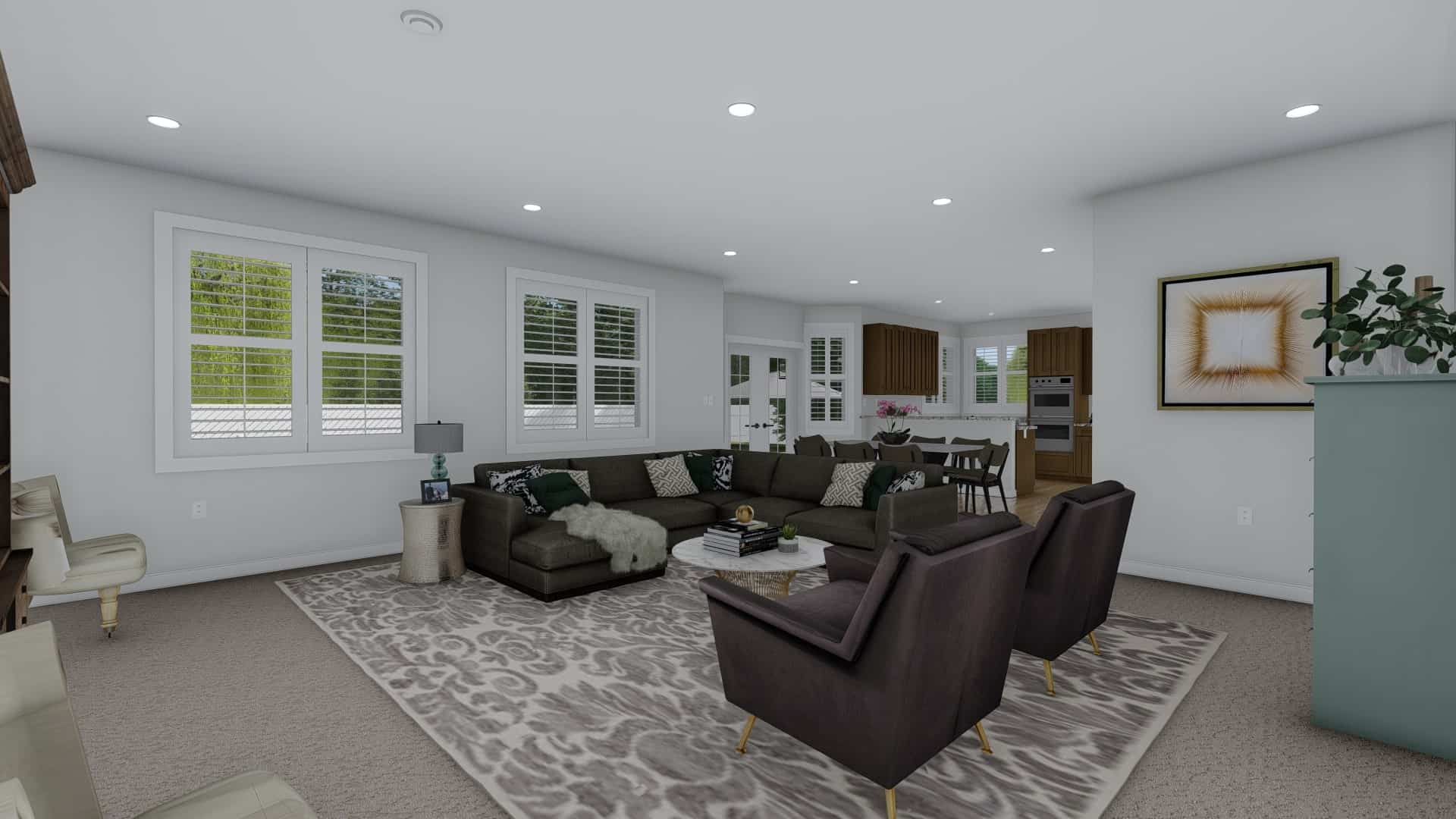 Family Room of this 3-Bedroom, 2199 Sq Ft Plan - 187-1075