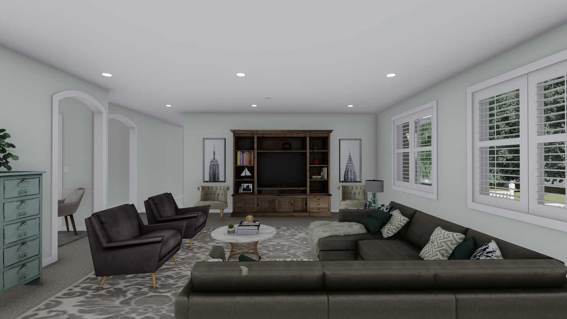 Family Room of this 3-Bedroom, 2199 Sq Ft Plan - 187-1075