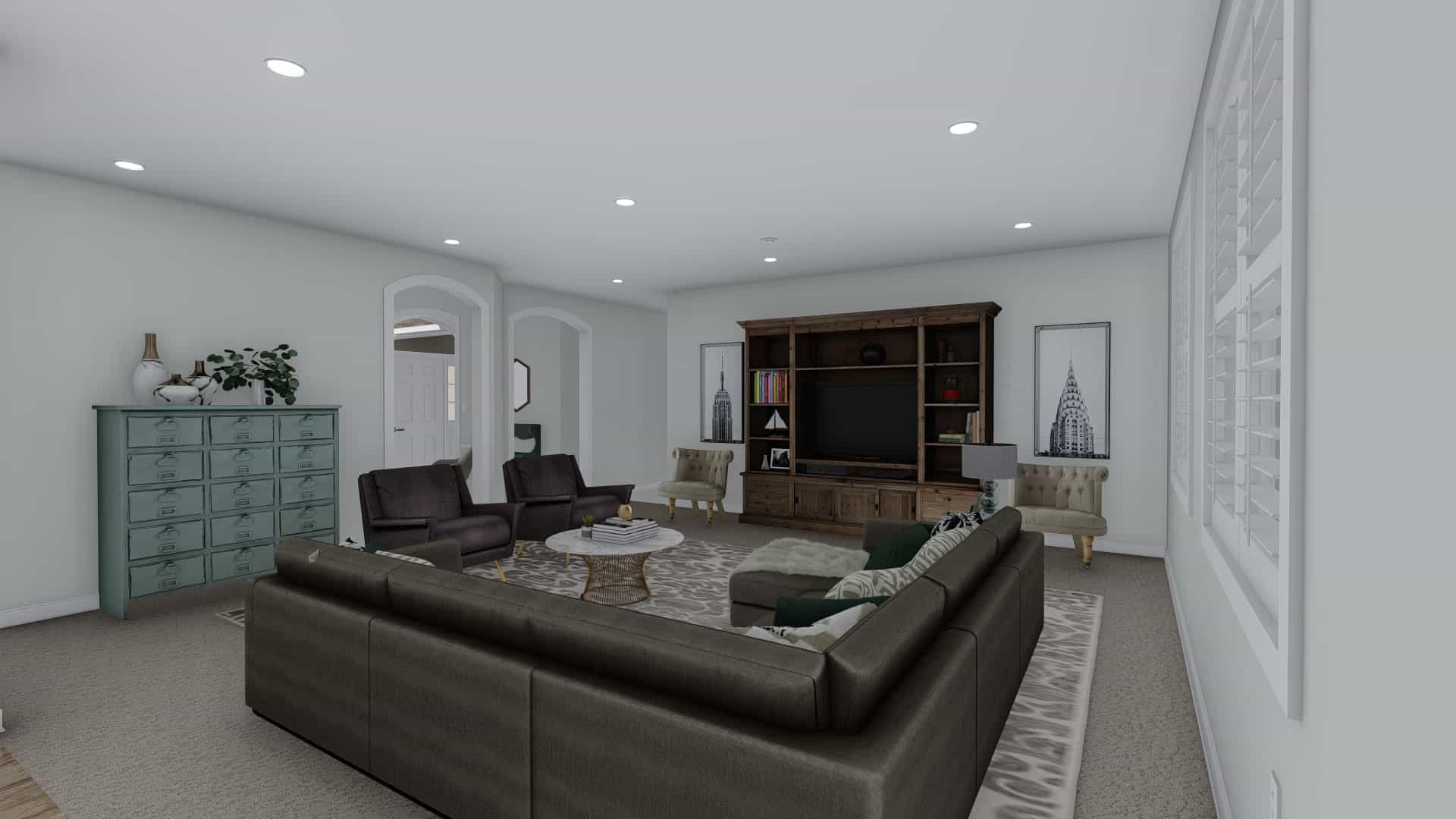 Family Room of this 3-Bedroom, 2199 Sq Ft Plan - 187-1075
