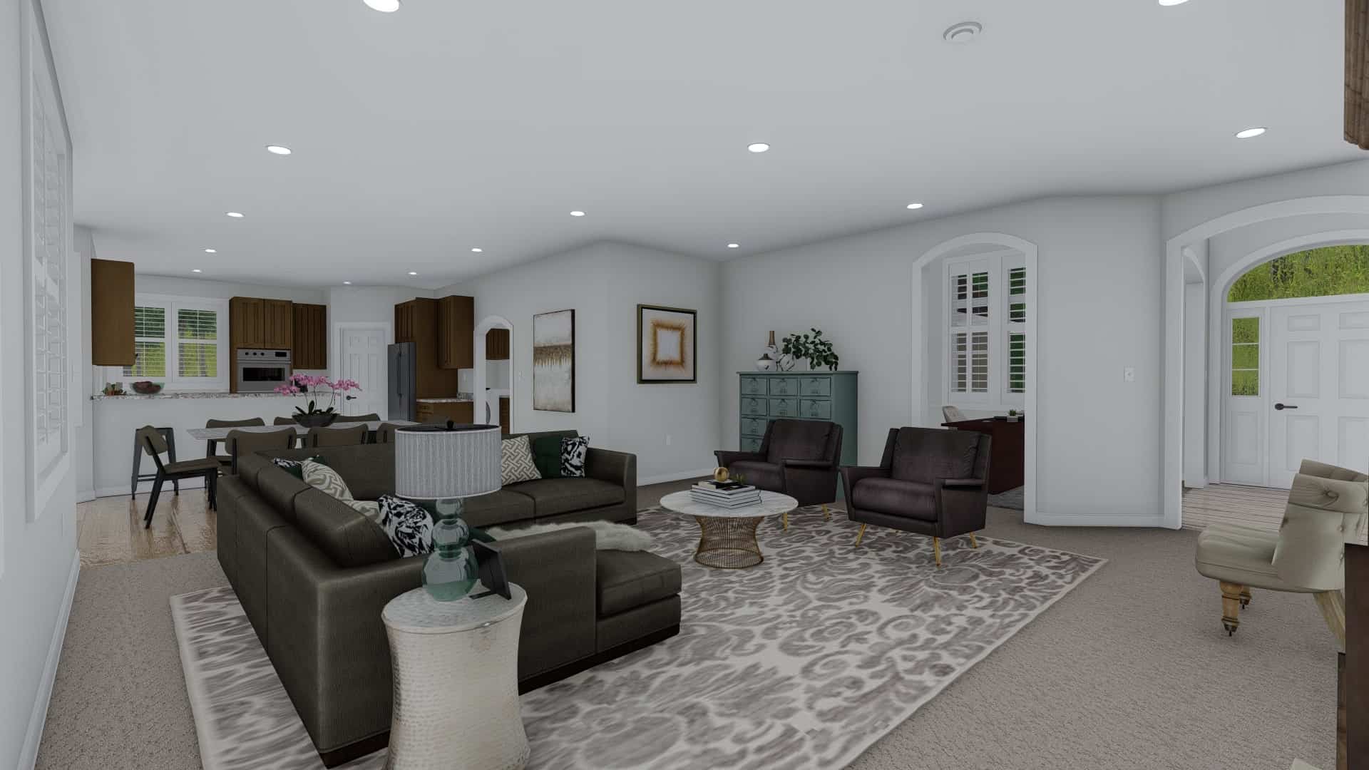 Family Room of this 3-Bedroom, 2199 Sq Ft Plan - 187-1075
