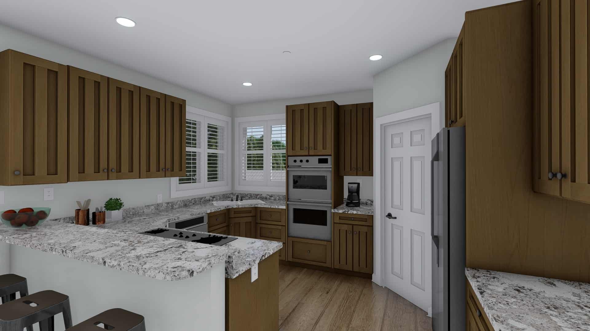 Kitchen of this 3-Bedroom, 2199 Sq Ft Plan - 187-1075