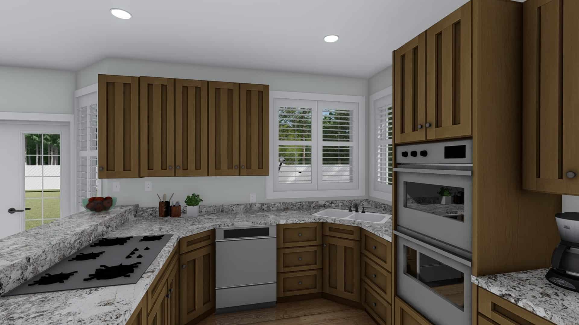 Kitchen of this 3-Bedroom, 2199 Sq Ft Plan - 187-1075