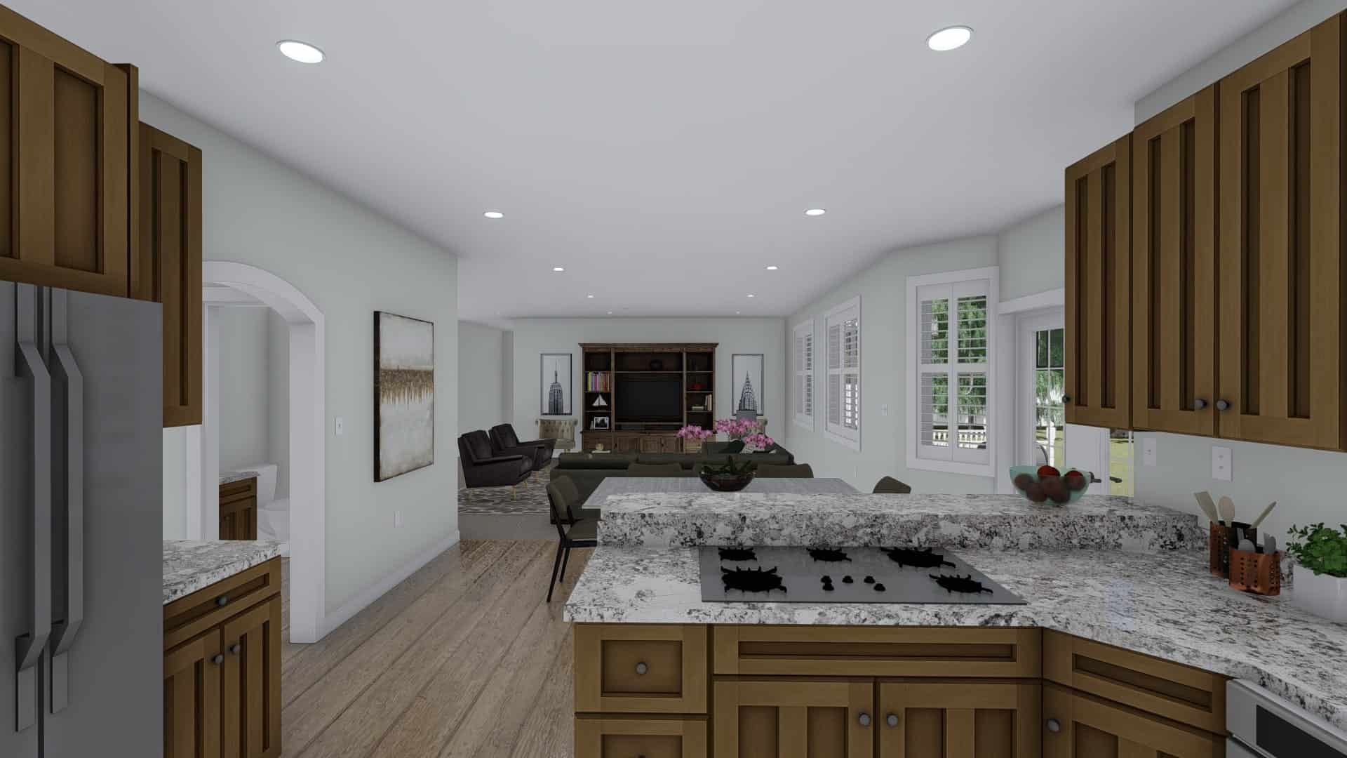 Kitchen of this 3-Bedroom, 2199 Sq Ft Plan - 187-1075
