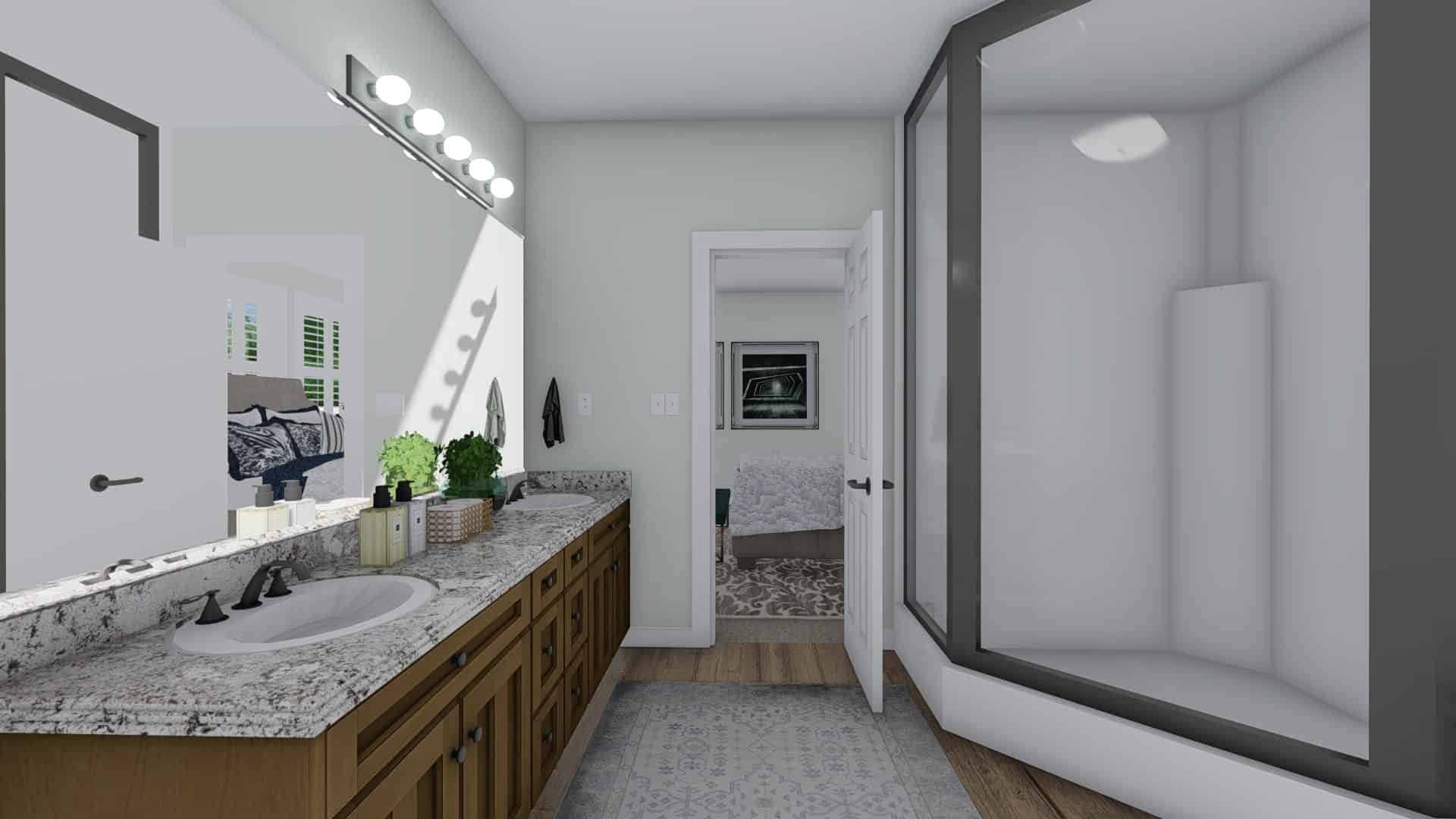 Master Bathroom of this 3-Bedroom, 2199 Sq Ft Plan - 187-1075
