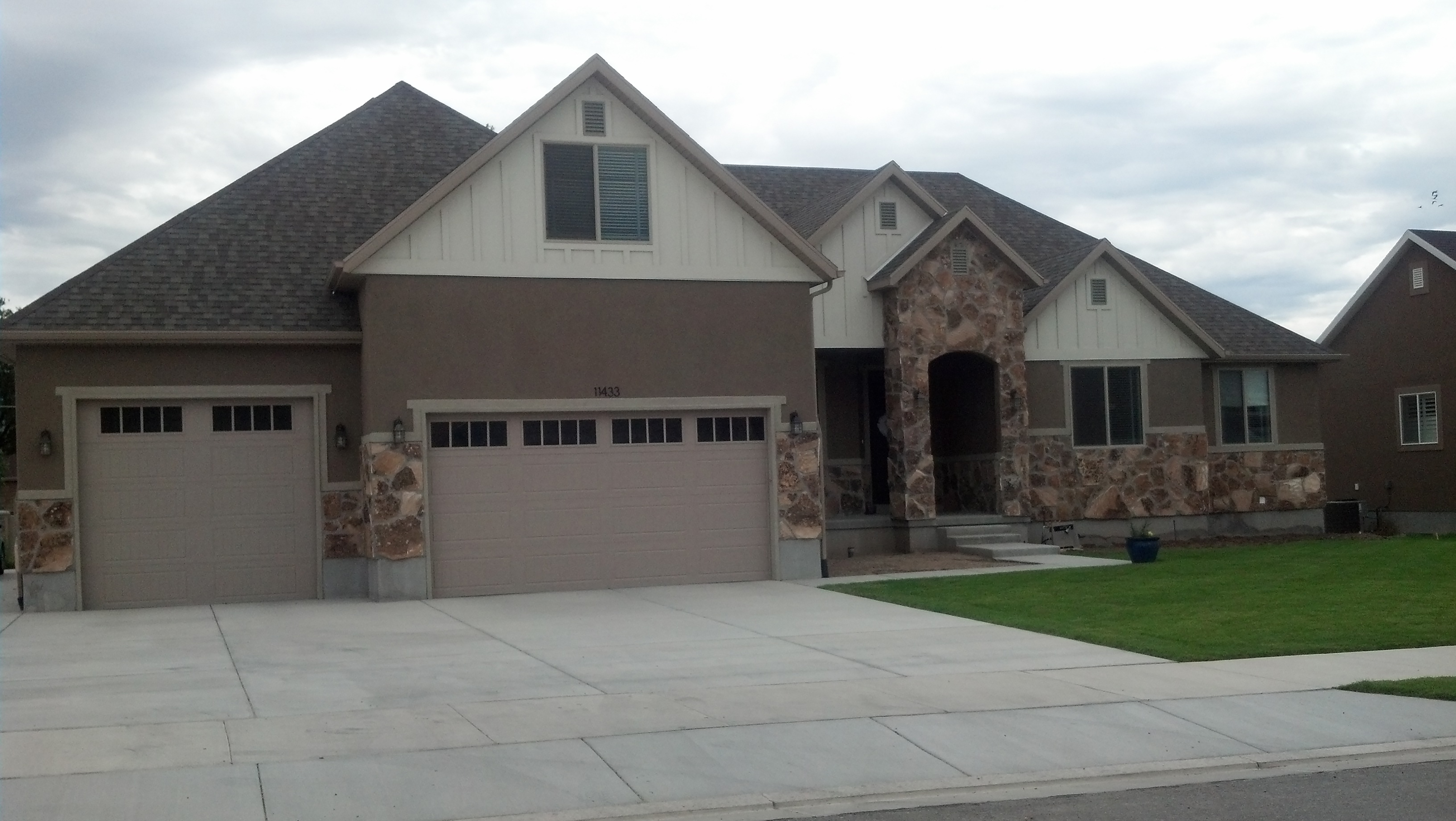 Front Door of this 7-Bedroom,2400 Sq Ft Plan -187-1124