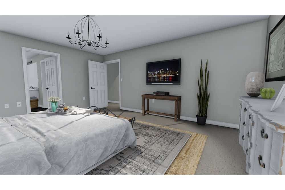 Master Bedroom of this 3-Bedroom,2176 Sq Ft Plan -2176