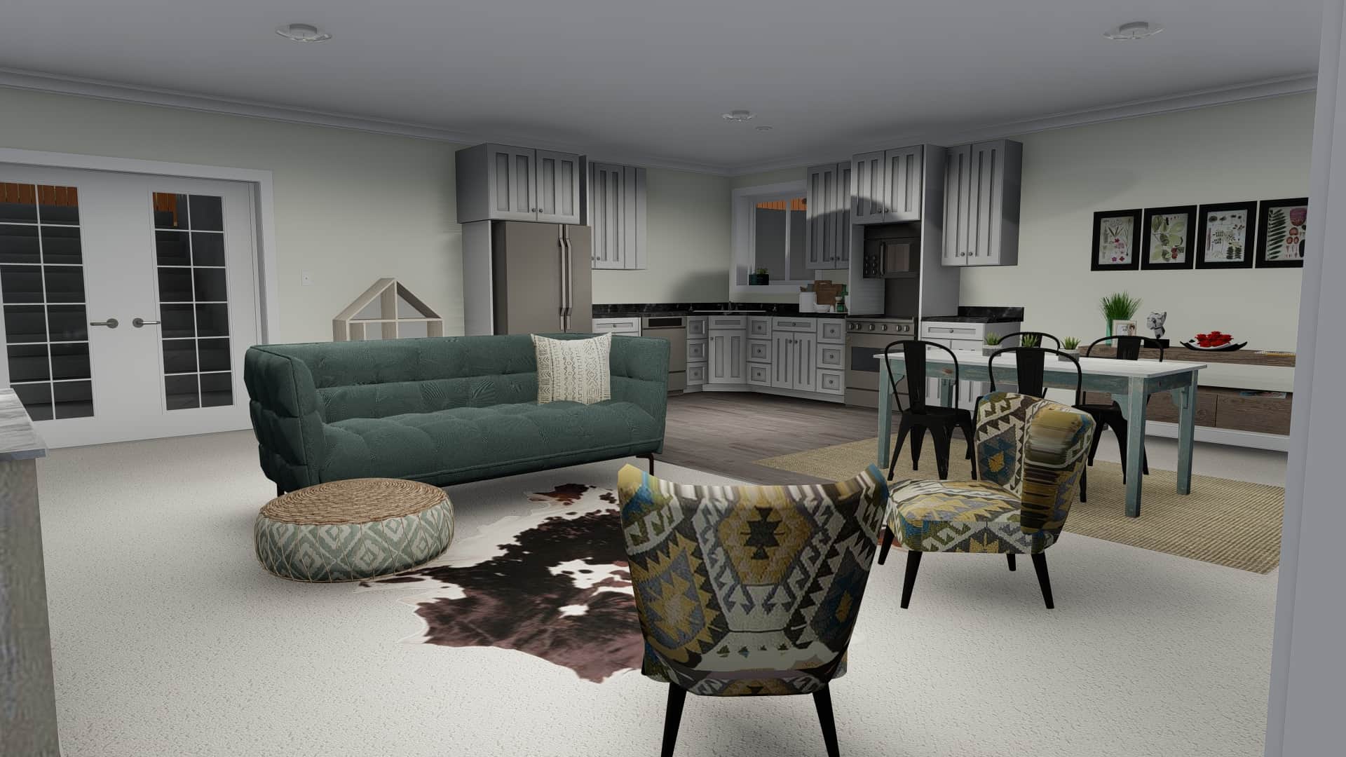 Family Room of this 5-Bedroom, 1898 Sq Ft Plan - 187-1135