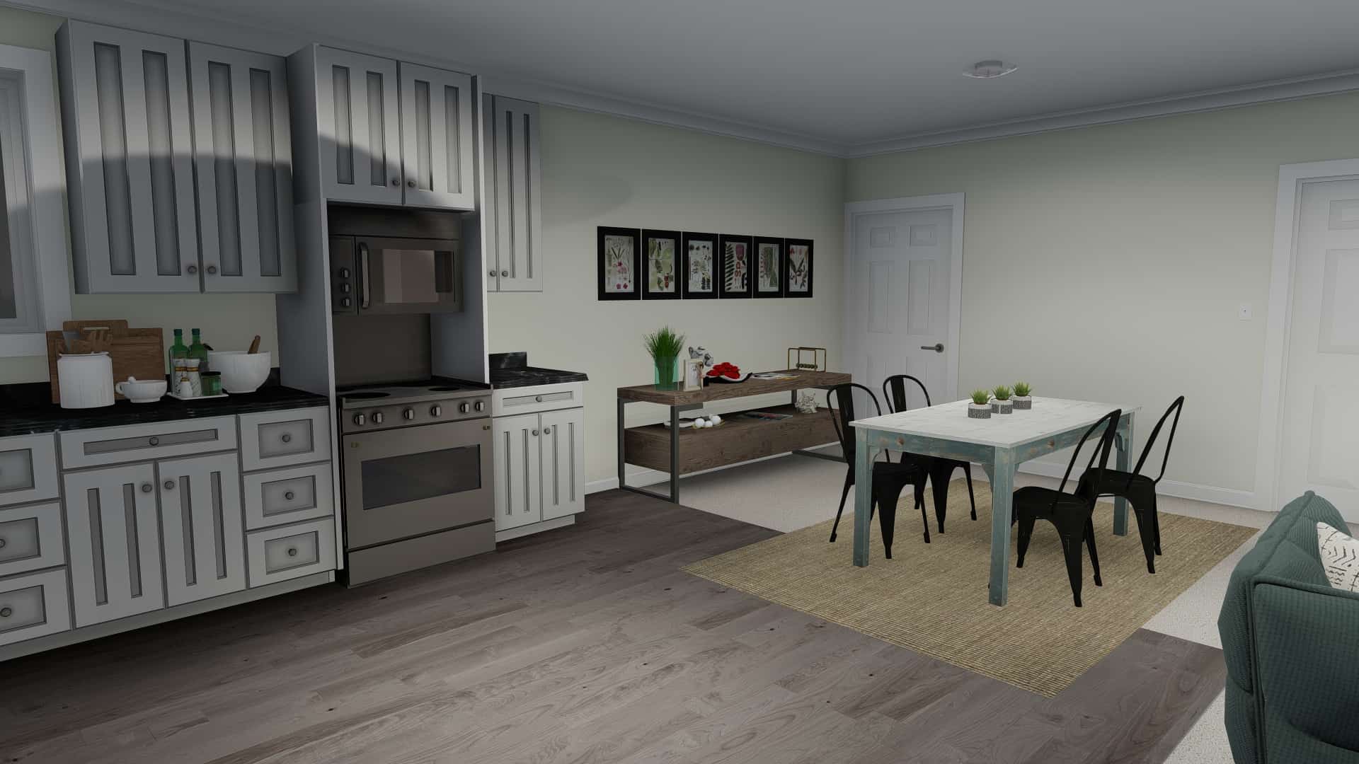 Kitchen of this 5-Bedroom, 1898 Sq Ft Plan - 187-1135