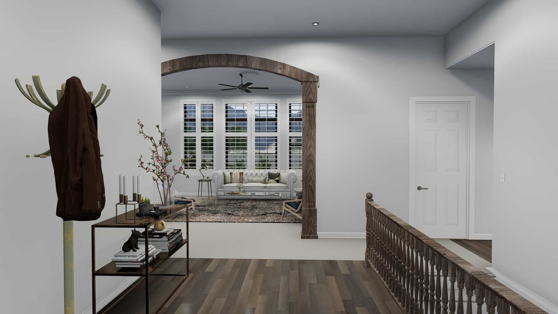 Entry Hall of this 3-Bedroom, 2796 Sq Ft Plan - 187-1136