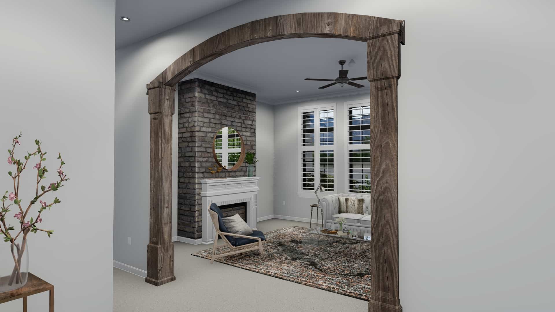 Family Room of this 3-Bedroom, 2796 Sq Ft Plan - 187-1136