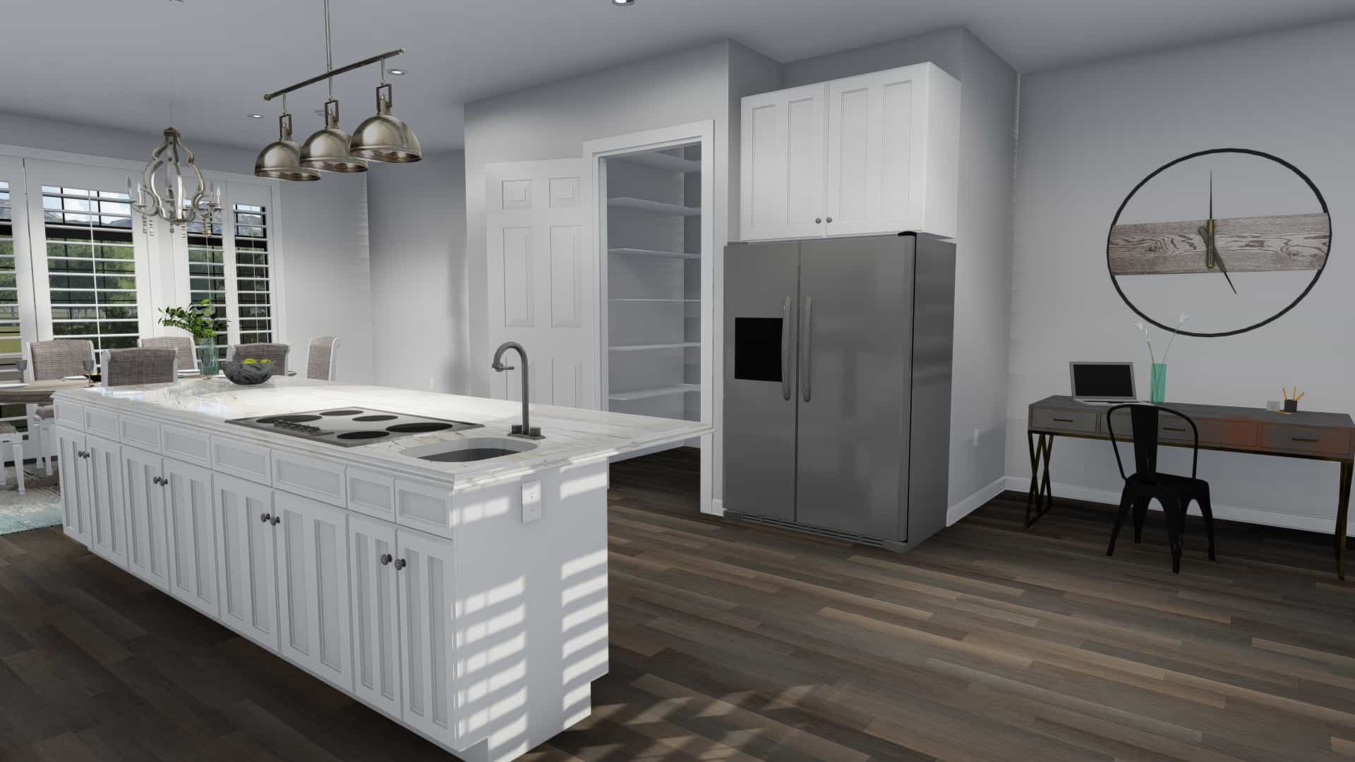 Kitchen of this 3-Bedroom, 2796 Sq Ft Plan - 187-1136